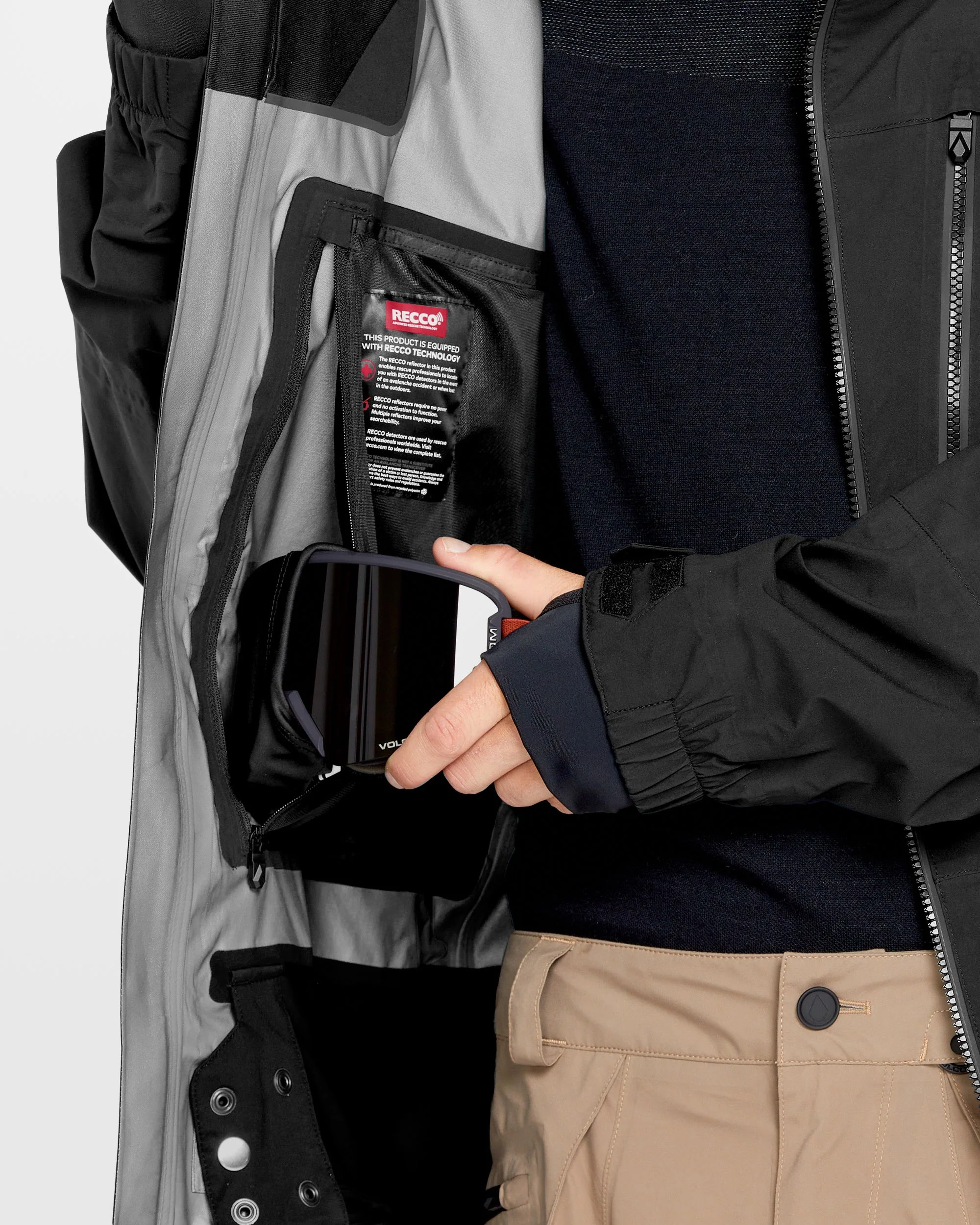 Guch Stretch Gore-Tex Jacke - Black - Image 13