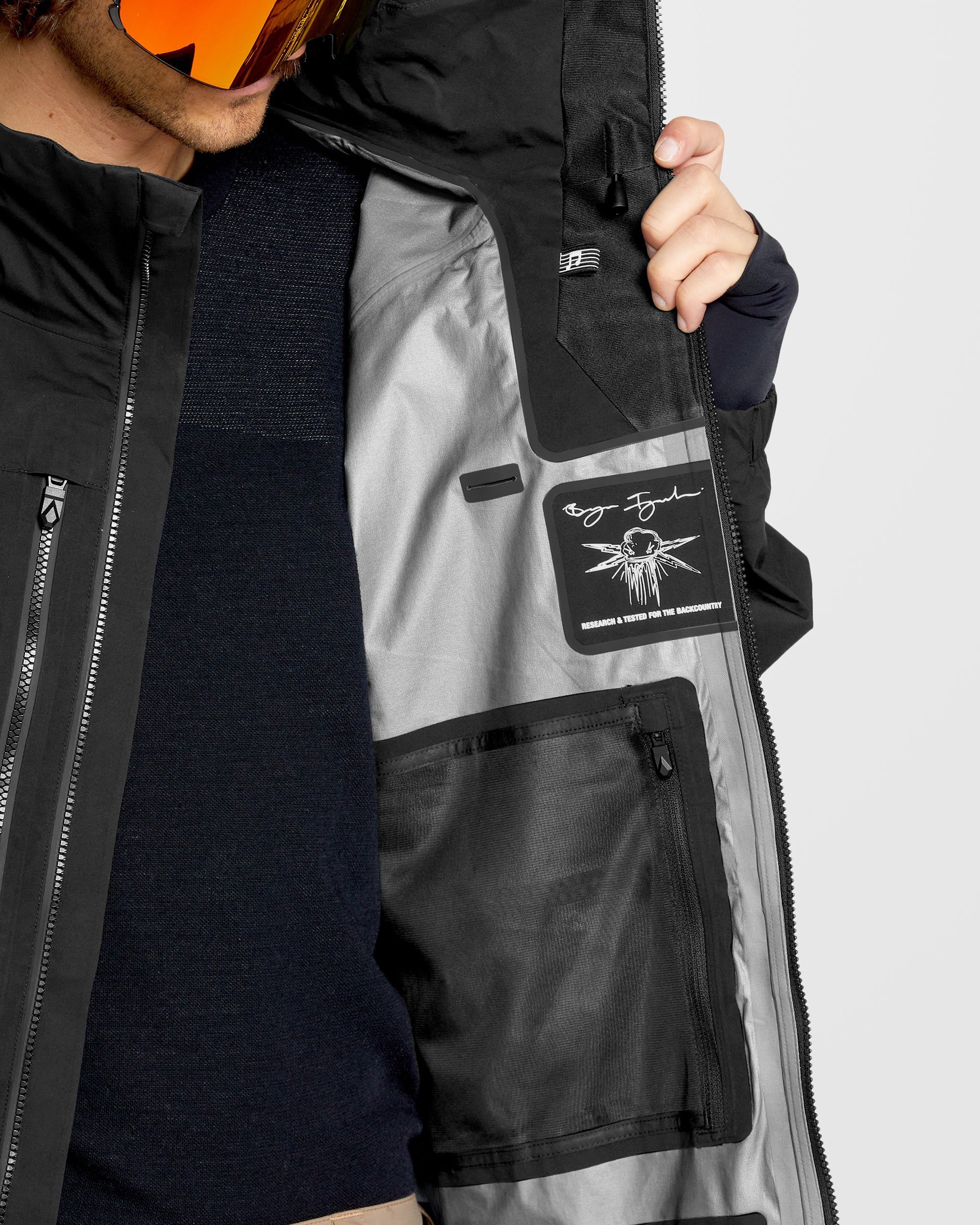 Guch Stretch Gore-Tex Jacke - Black - Image 14