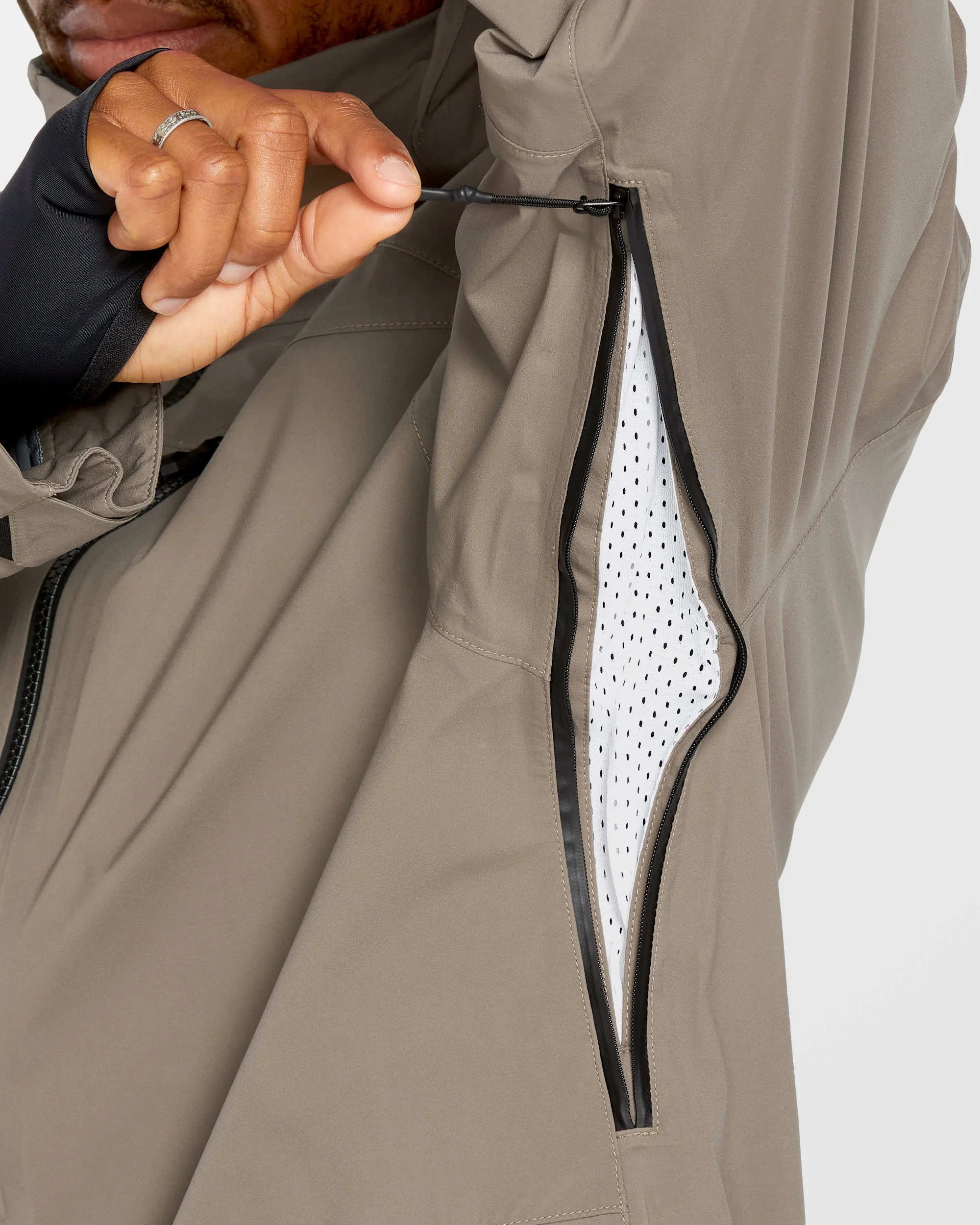 Guch Stretch Gore-Tex Jacke - Chestnut Brown - Image 7
