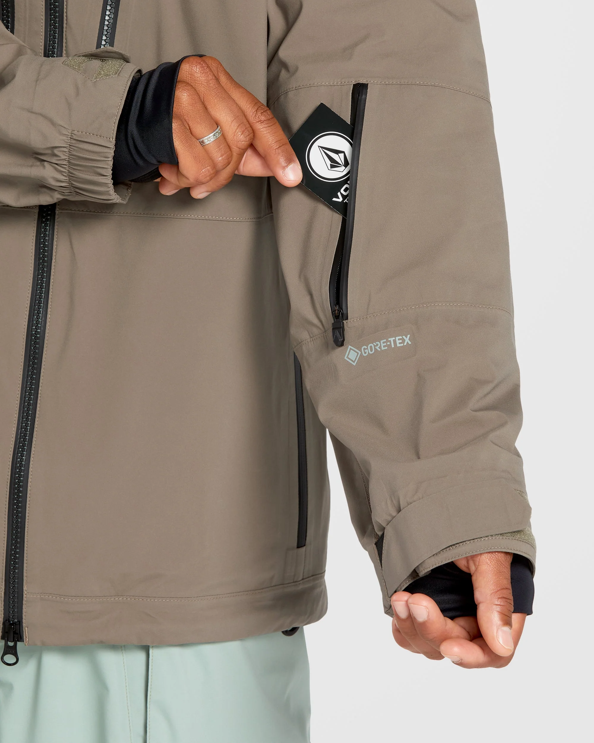 Guch Stretch Gore-Tex Jacke - Chestnut Brown - Image 8