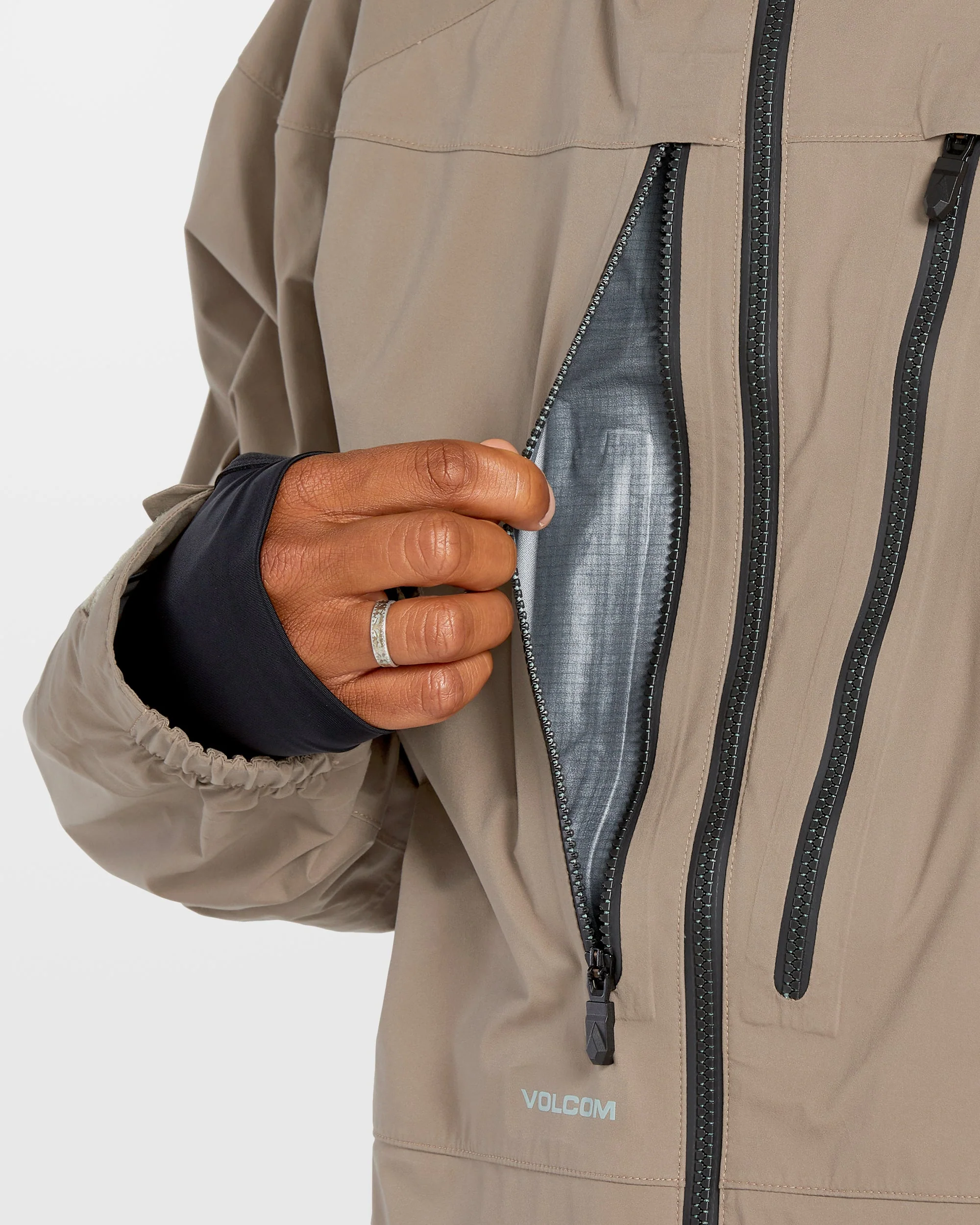 Guch Stretch Gore-Tex Jacke - Chestnut Brown - Image 9