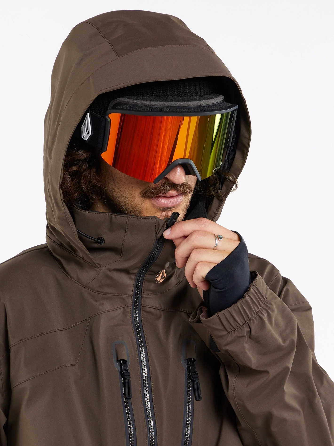 Guch Stretch Gore-Tex Jacke - BROWN - Image 6