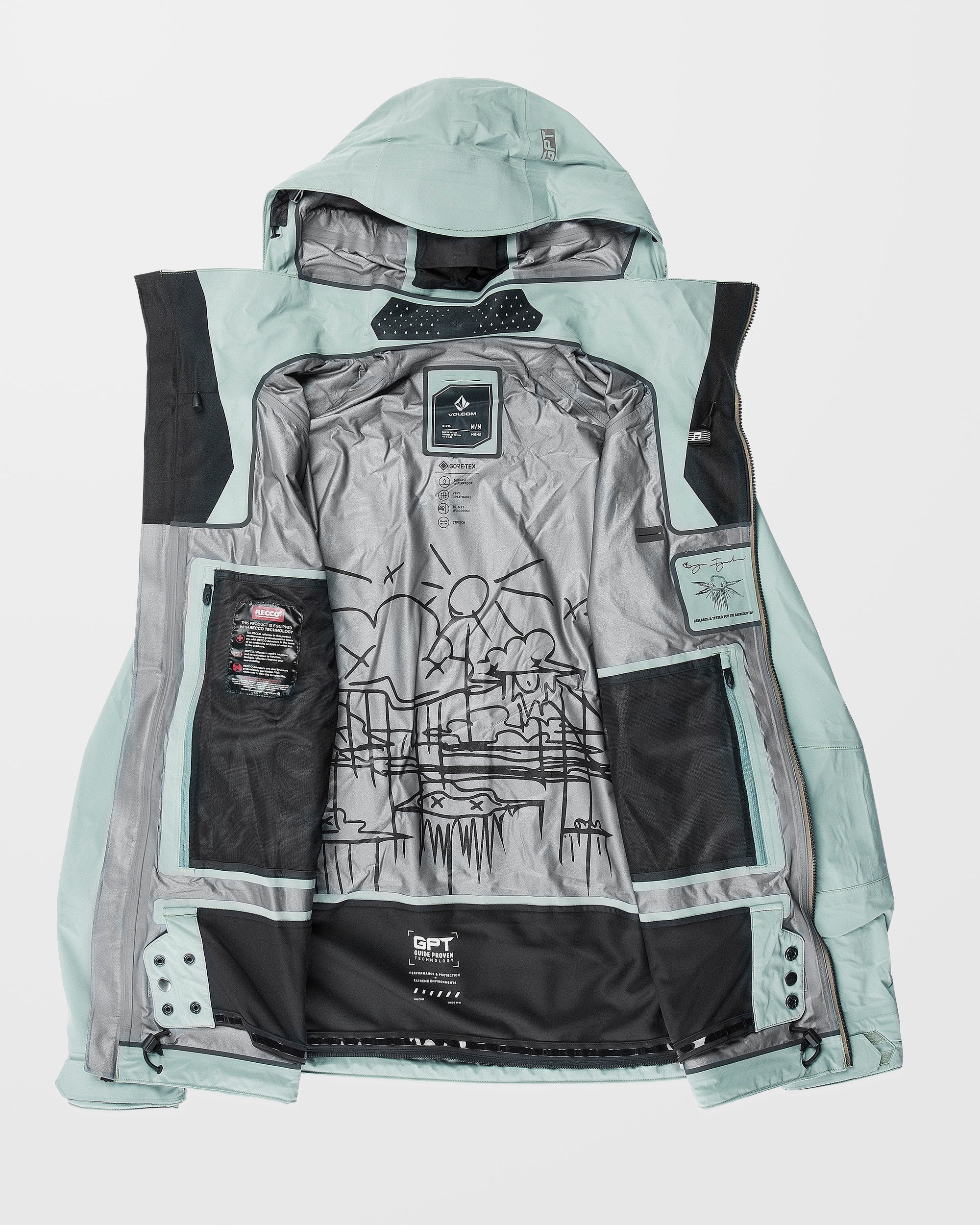 Guch Stretch Gore-Tex Jacke - Agave - Image 3