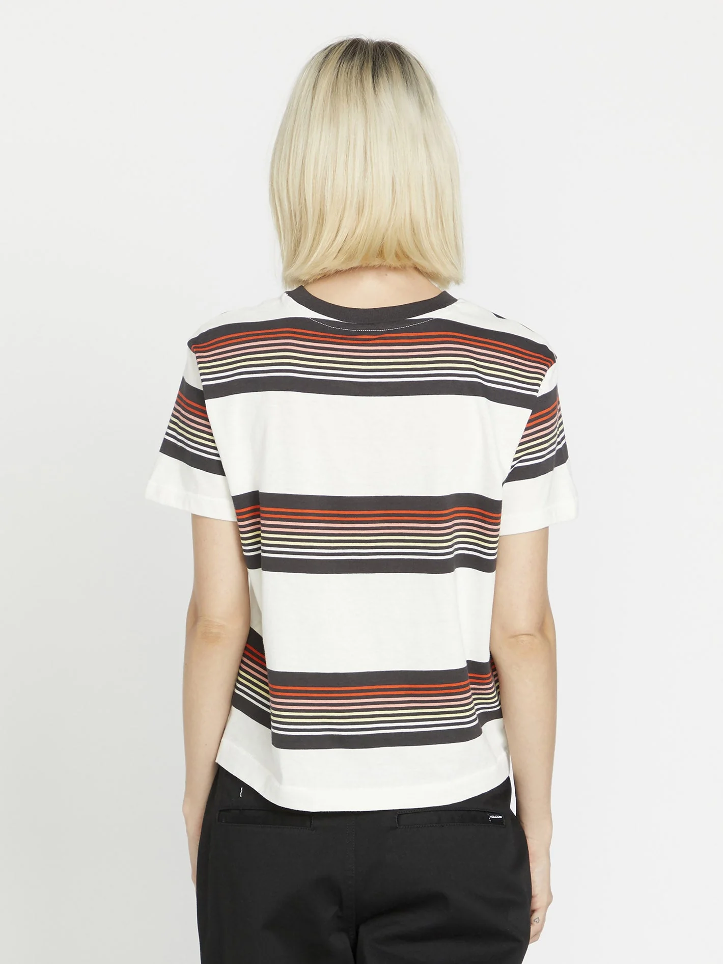 Halite Stripe T-Shirt - Firecracker - Image 2