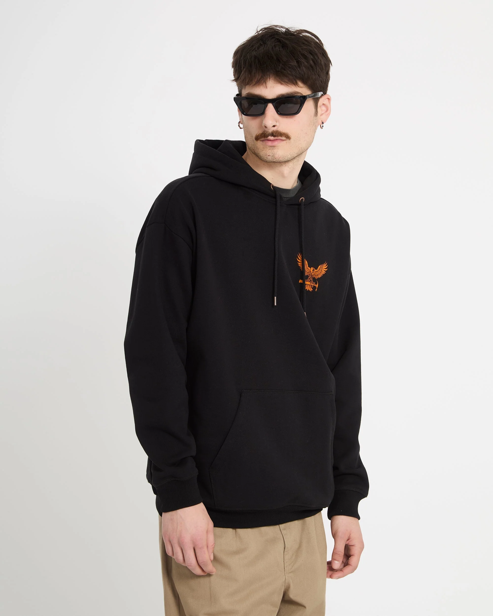 Hammered Hoodie - Black - Image 11