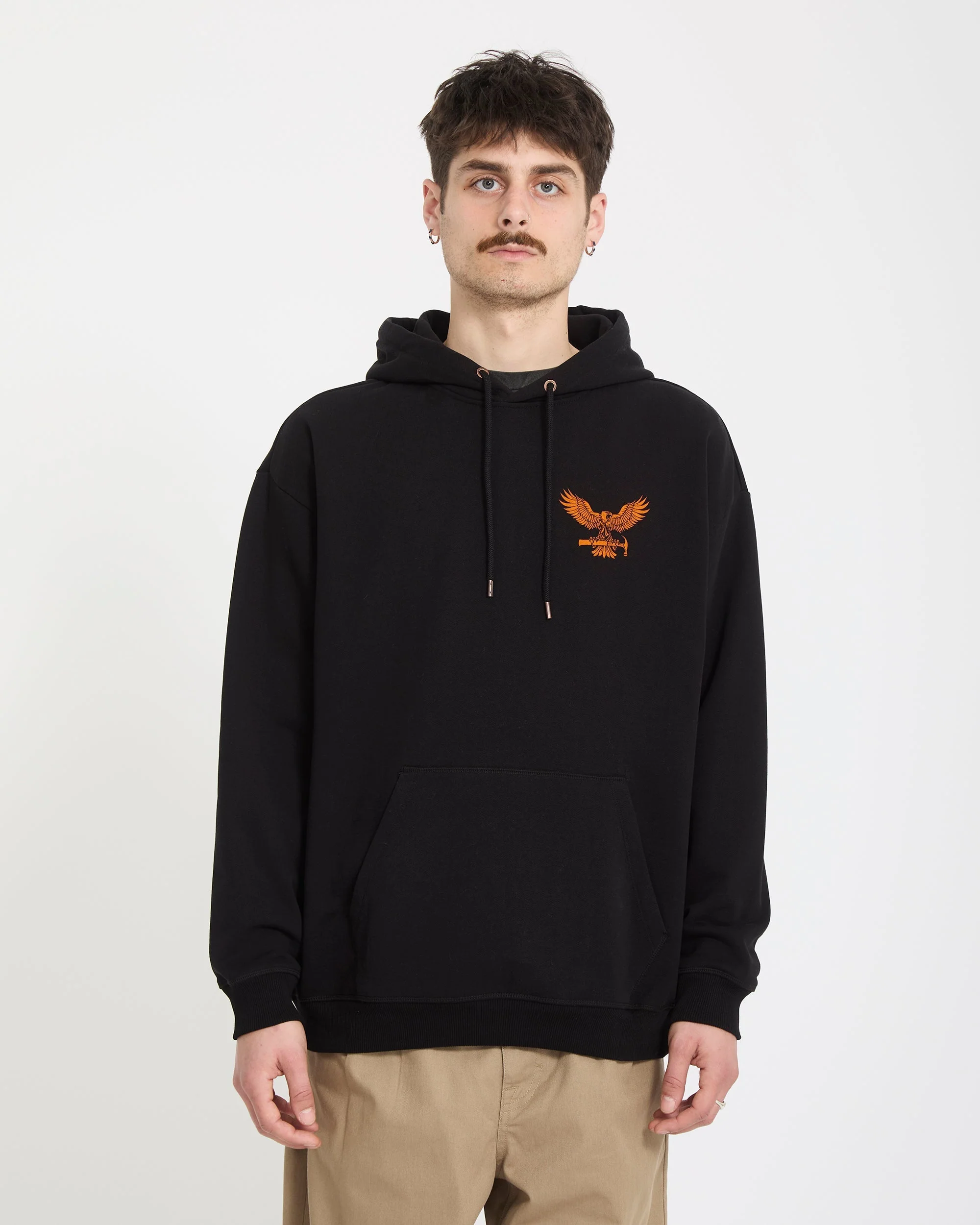 Hammered Hoodie - Black - Image 3