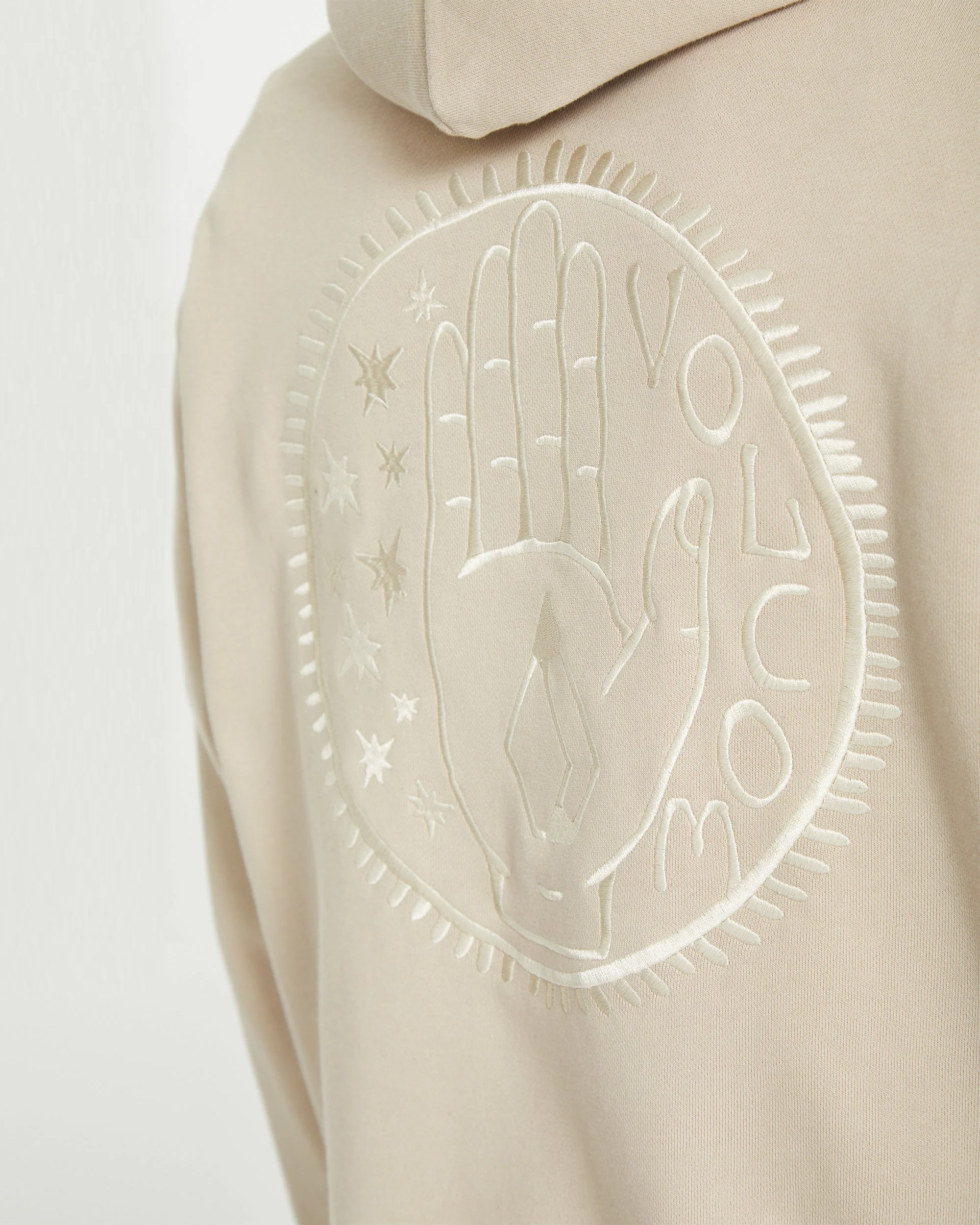 Handerry Kapuzenpullover - LIGHT KHAKI - Image 8
