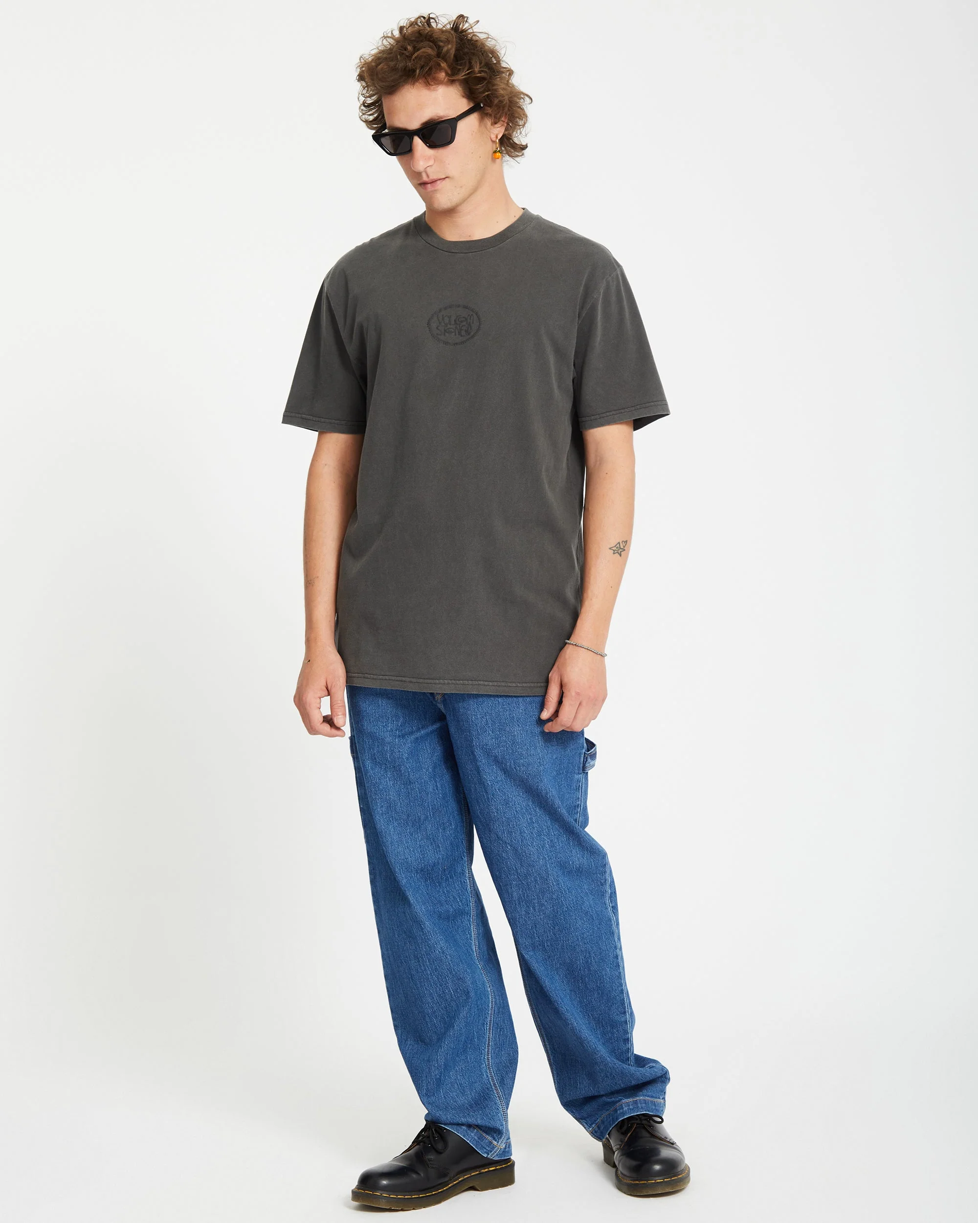 Handstone T-shirt - BLACK - Image 8
