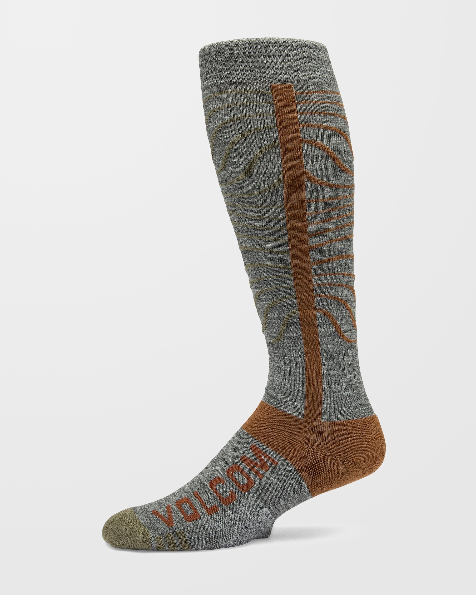 Heavy Over-The-Calf Socken - Heather Grey - Image 3
