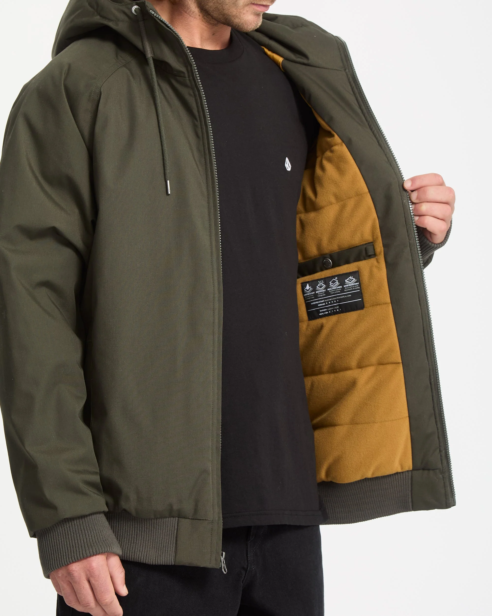 Hernan 10K Jacke - Rinsed Black - Image 6