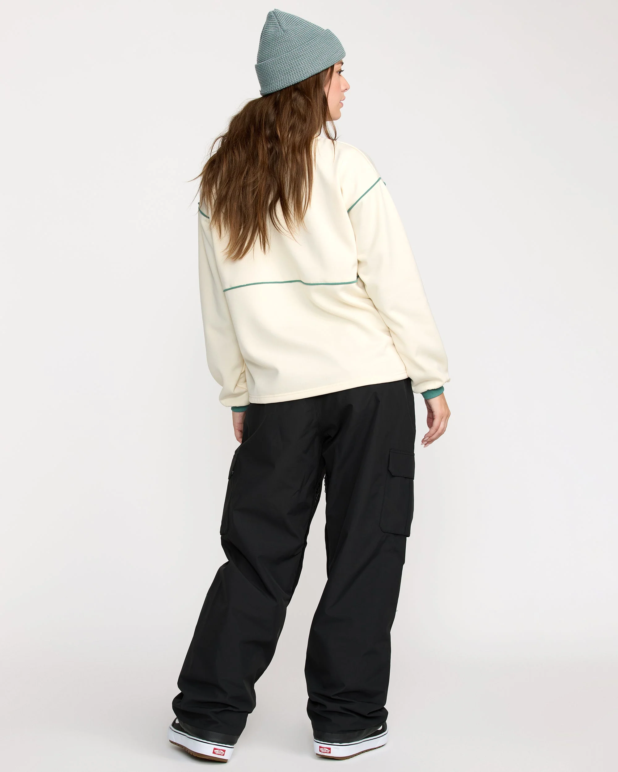 Hydro 1/4 Zip Sweatshirt - Bone - Image 4