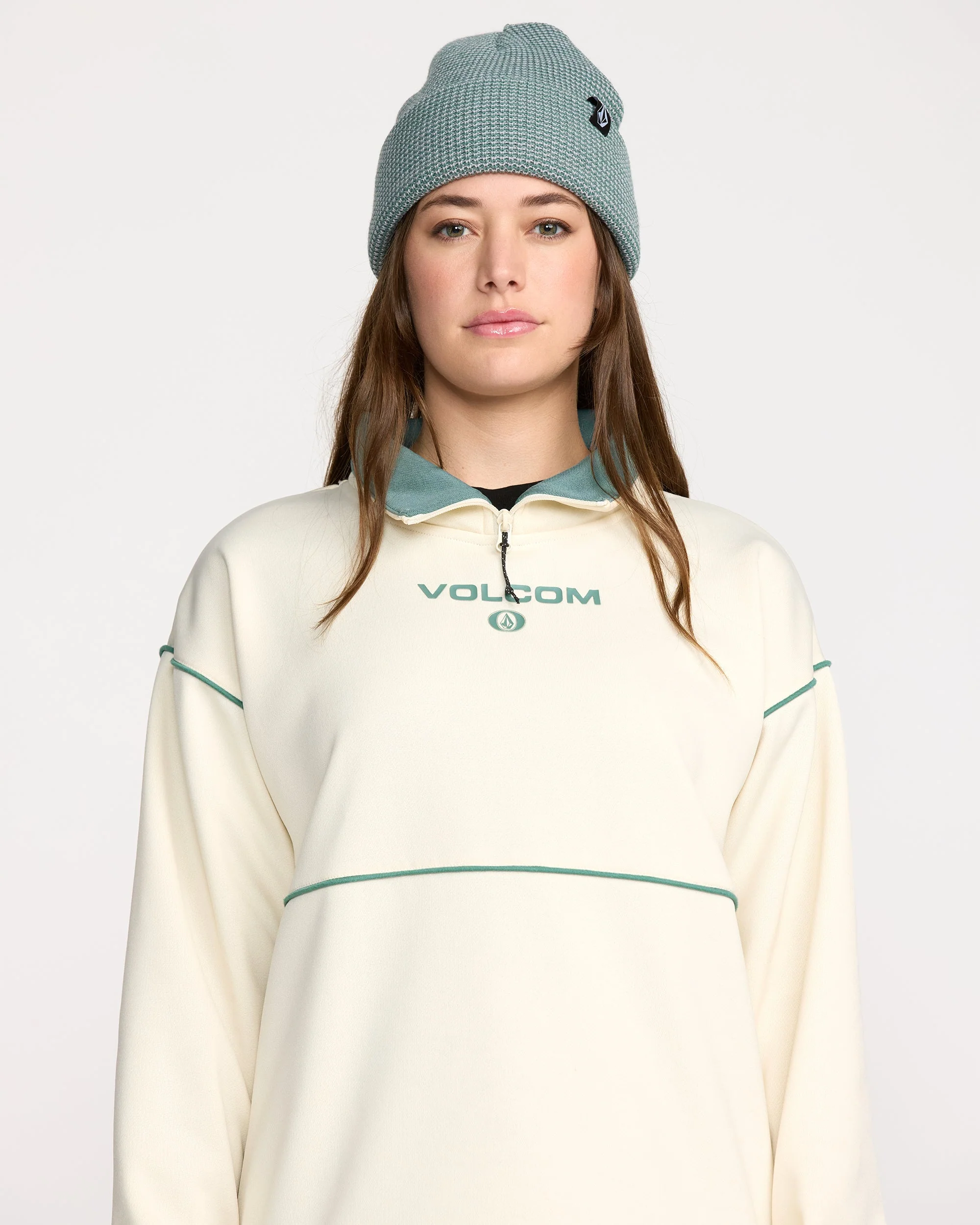 Hydro 1/4 Zip Sweatshirt - Bone - Image 5