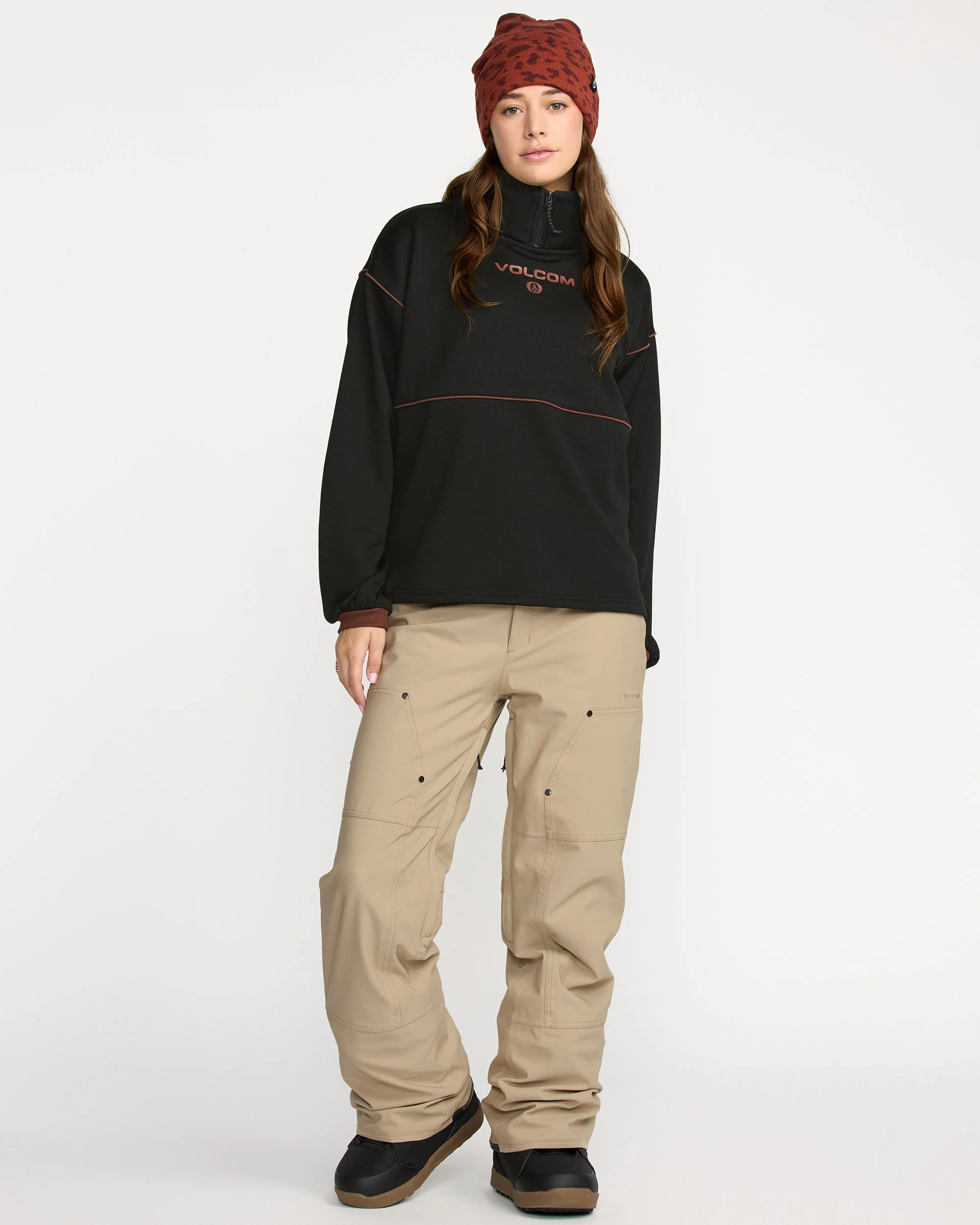 Hydro 1/4 Zip Sweatshirt - Black - Image 3