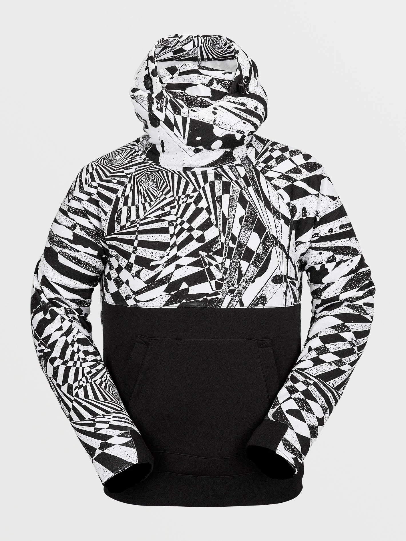 Hydro Riding Kapuzenpullover - BLACK WHITE - Image 2