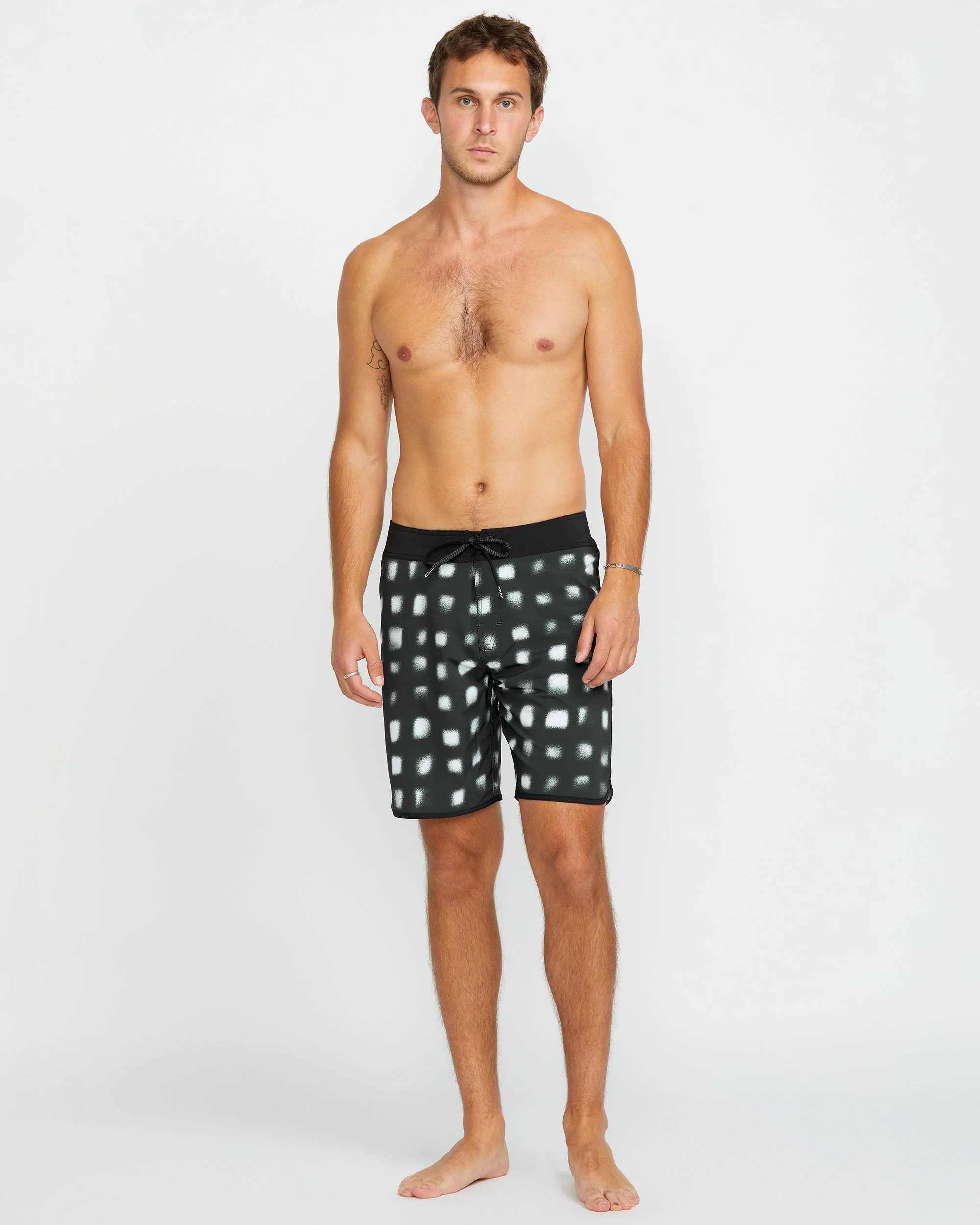Infuse Scallop Mod 19" Boardshorts - BLACK - Image 6