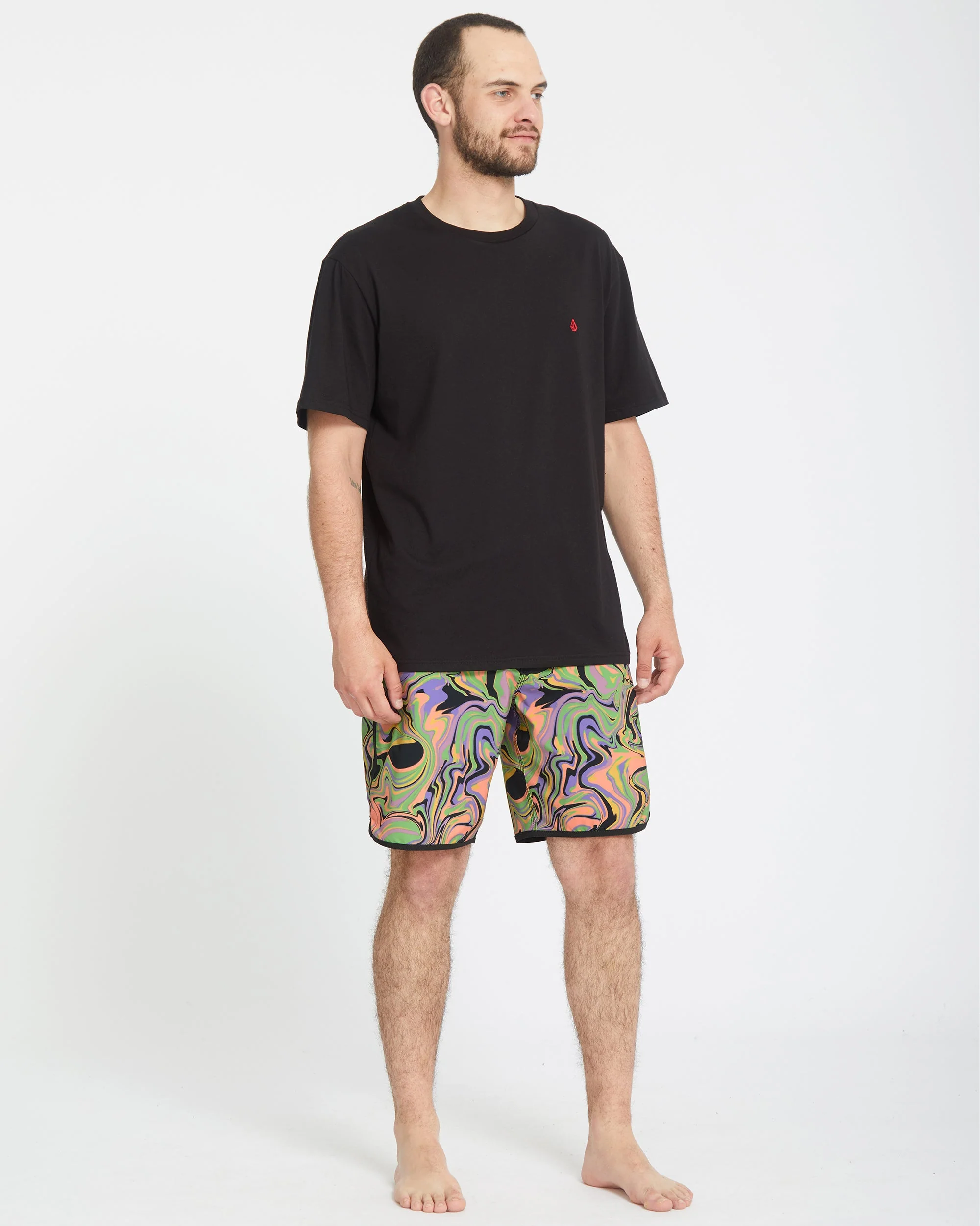 Infuse Scallop Mod 19" Boardshorts - STEEL PURPLE - Image 6