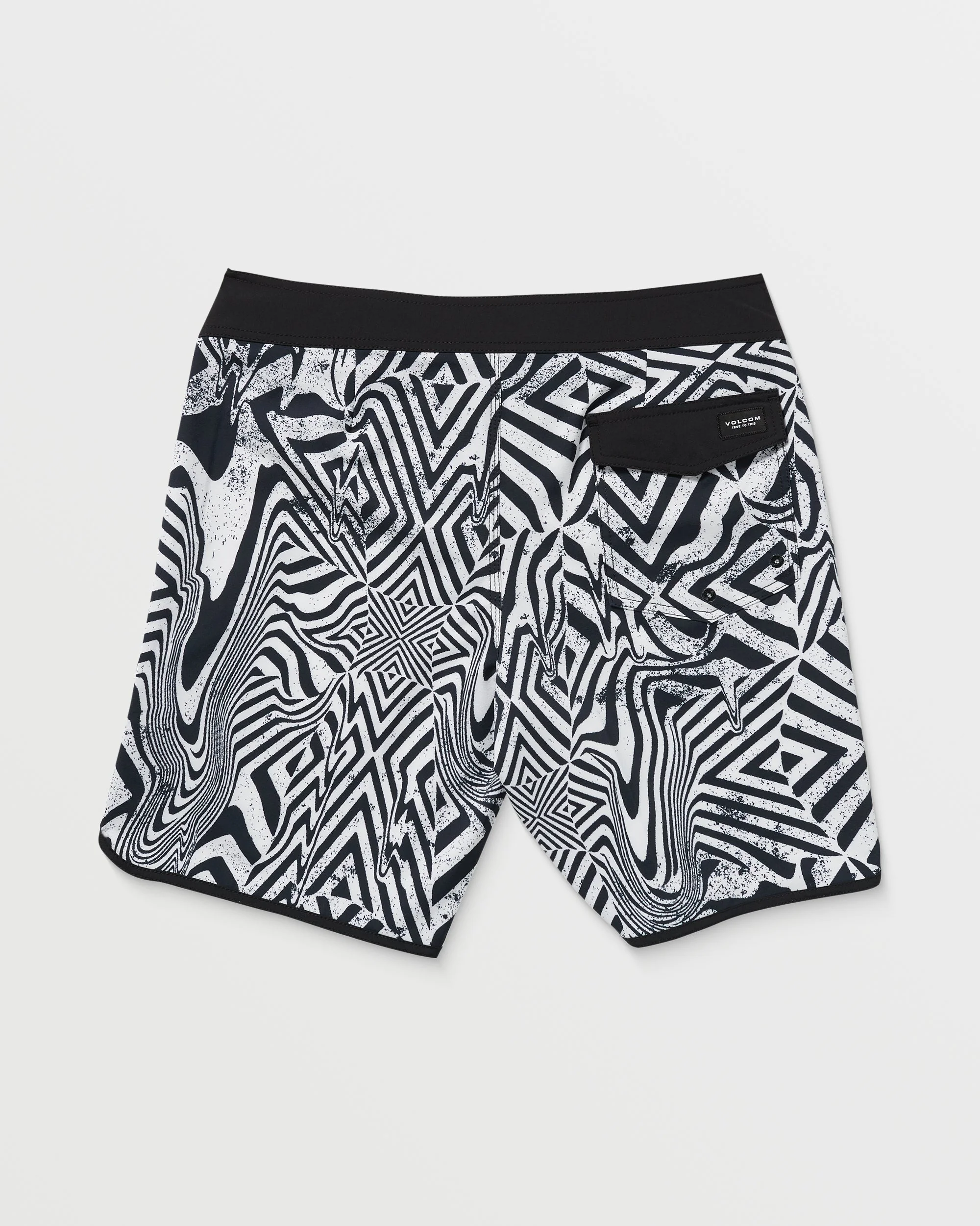 Infuse Scallop Mod 19" Boardshorts - White Black - Image 7