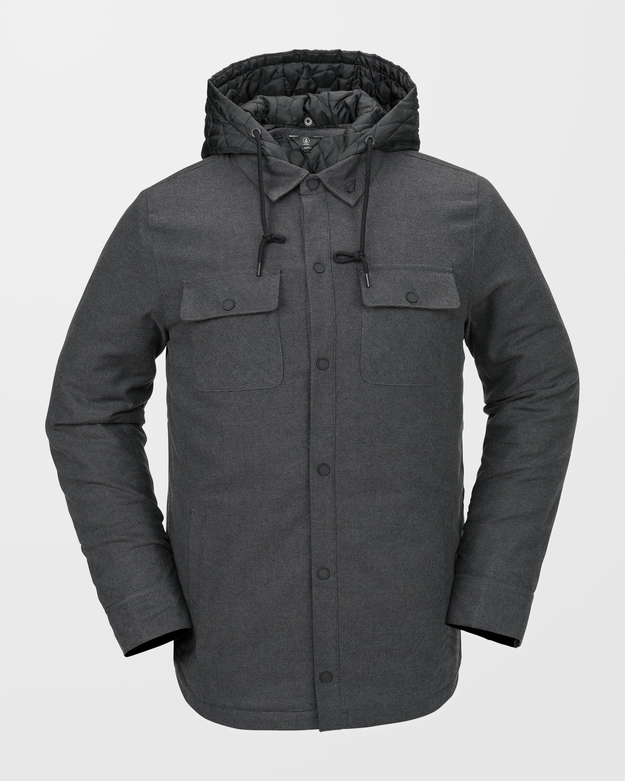 Insulated Riding Flannel Jacke - Heather Black