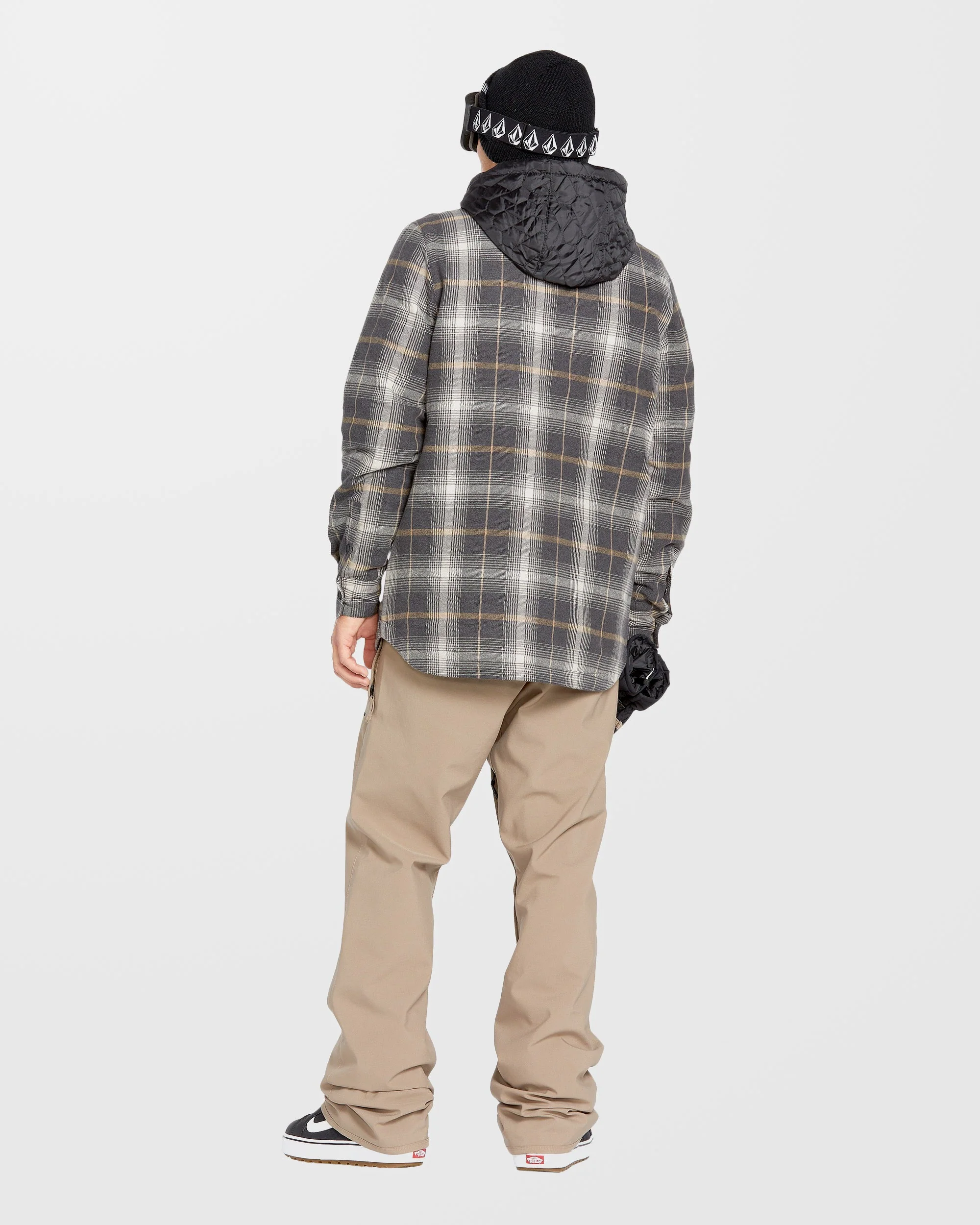 Insulated Riding Flannel Jacke - Stone - Image 6