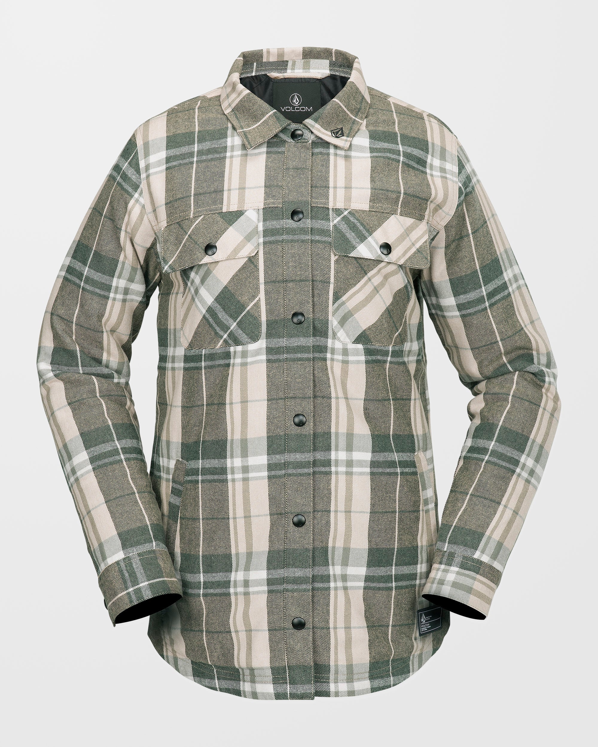 Insulated Riding Flannel Jacke - Sand