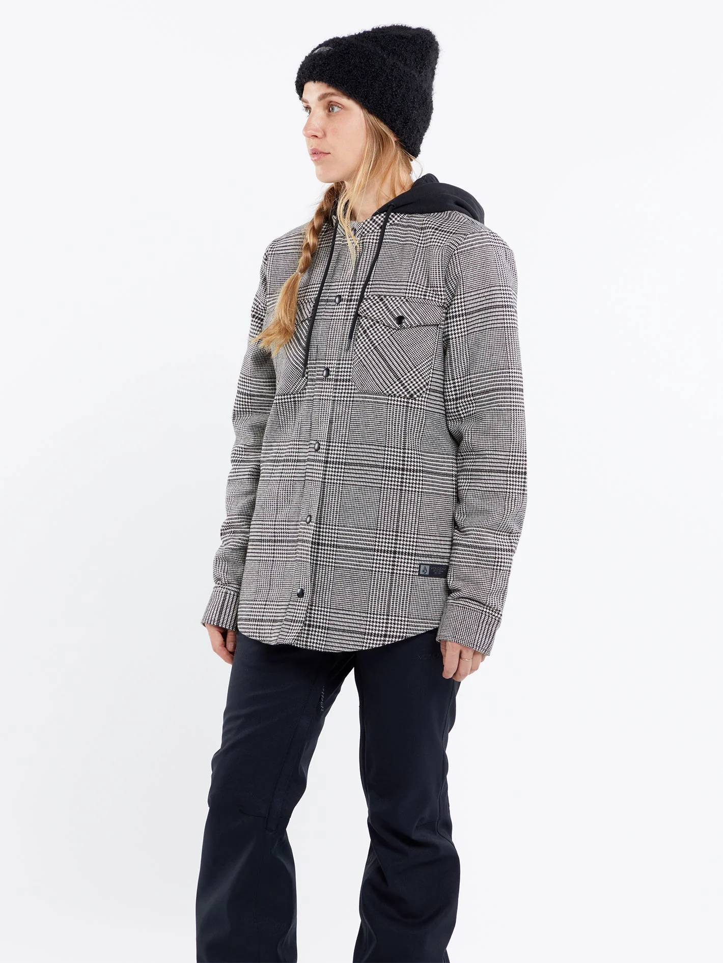 Insulated Flannel Jacke - MOONBEAM - Image 8