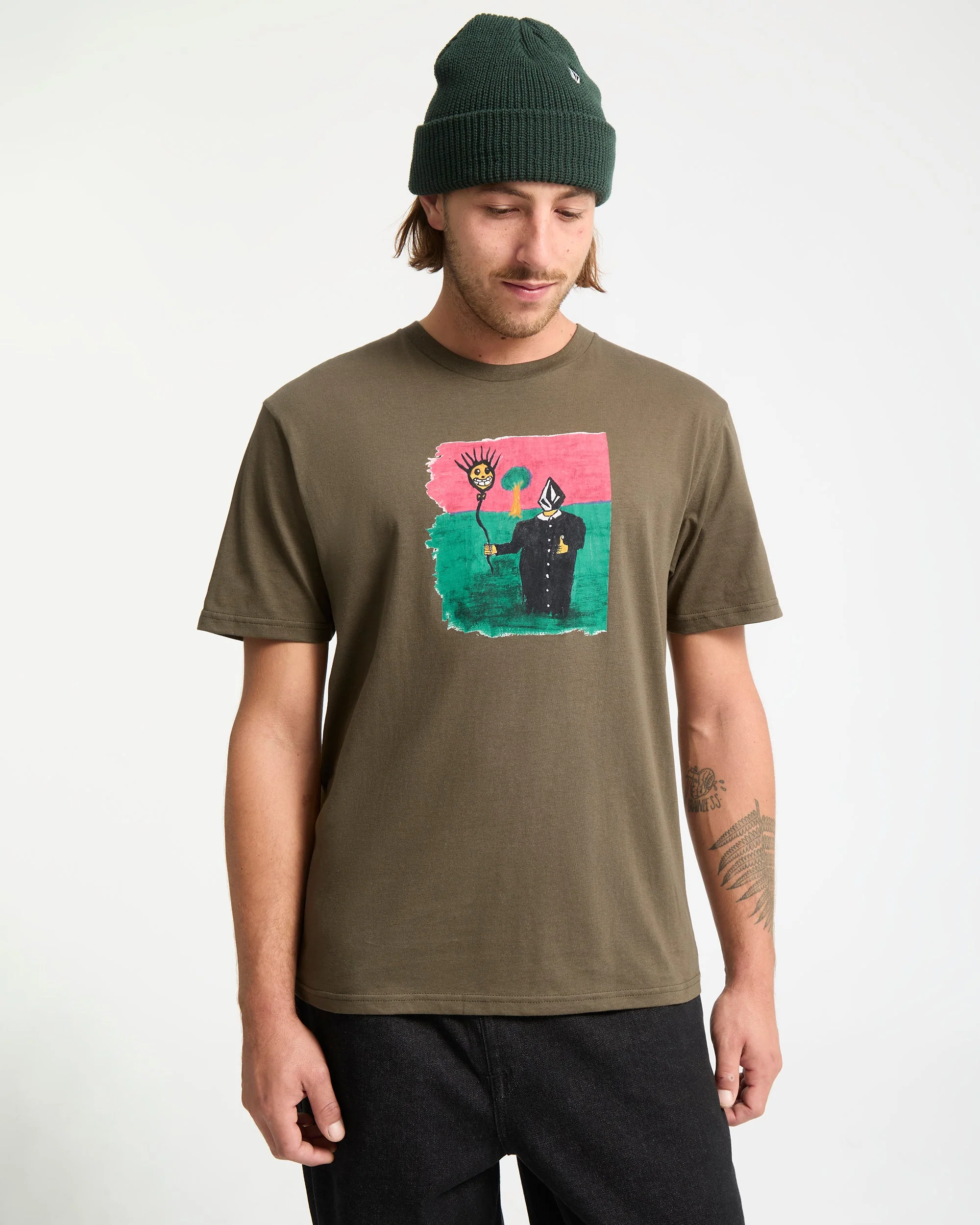 Issam T-Shirt - Sage Leaf - Image 6