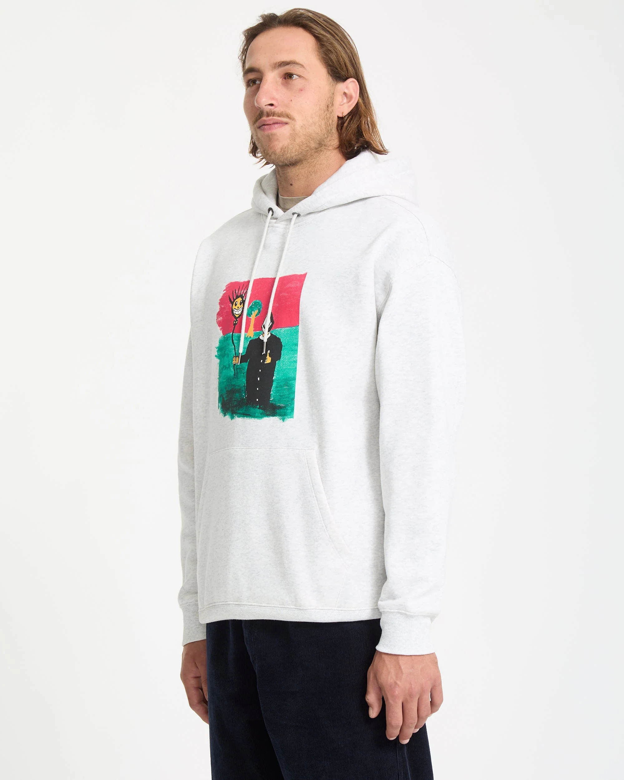 Issam Hoodie - Bone Heather - Image 10