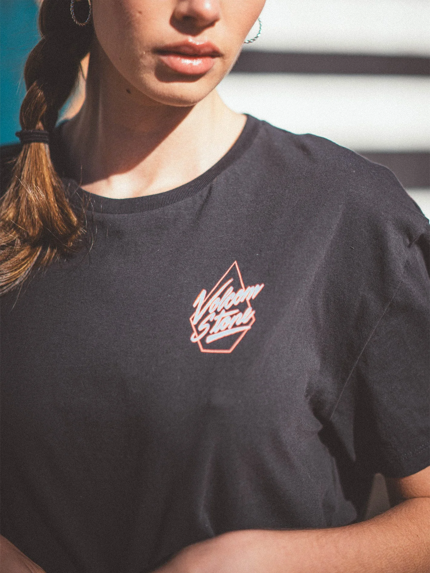 Just A Trim T-Shirt - Black - Image 3