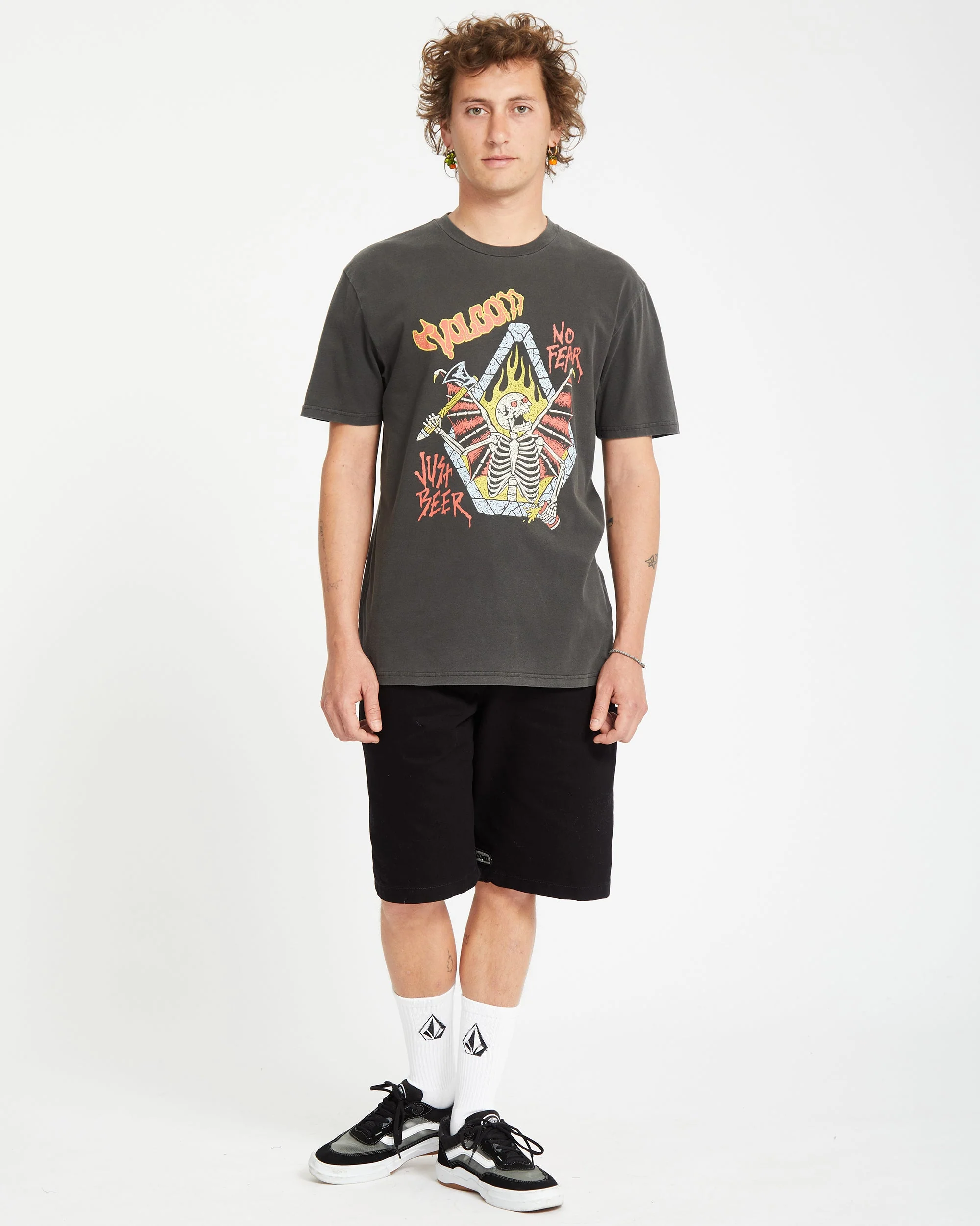 Just Beer T-shirt - BLACK - Image 4