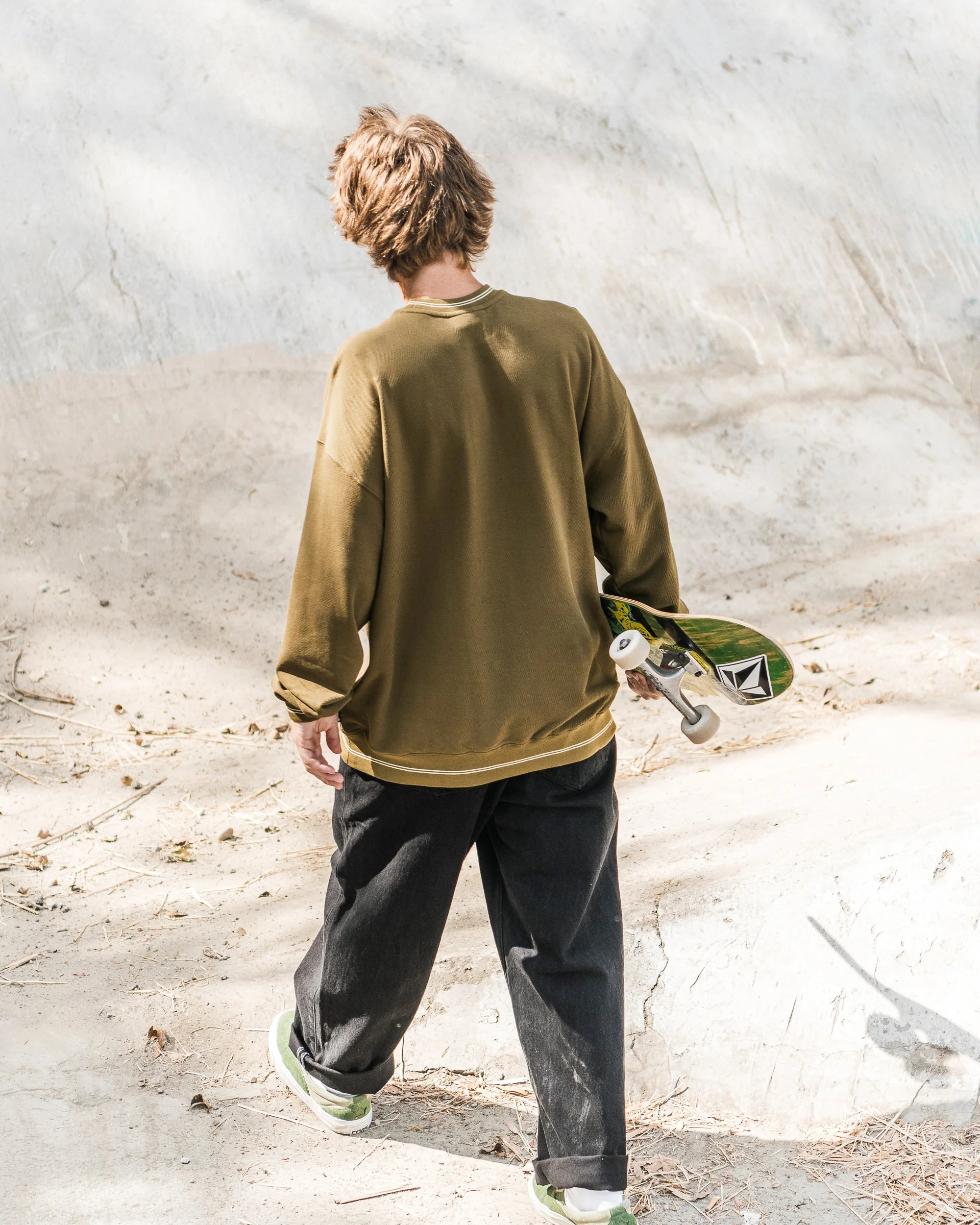 K Stone Sweatshirt - Sage Leaf - Image 5