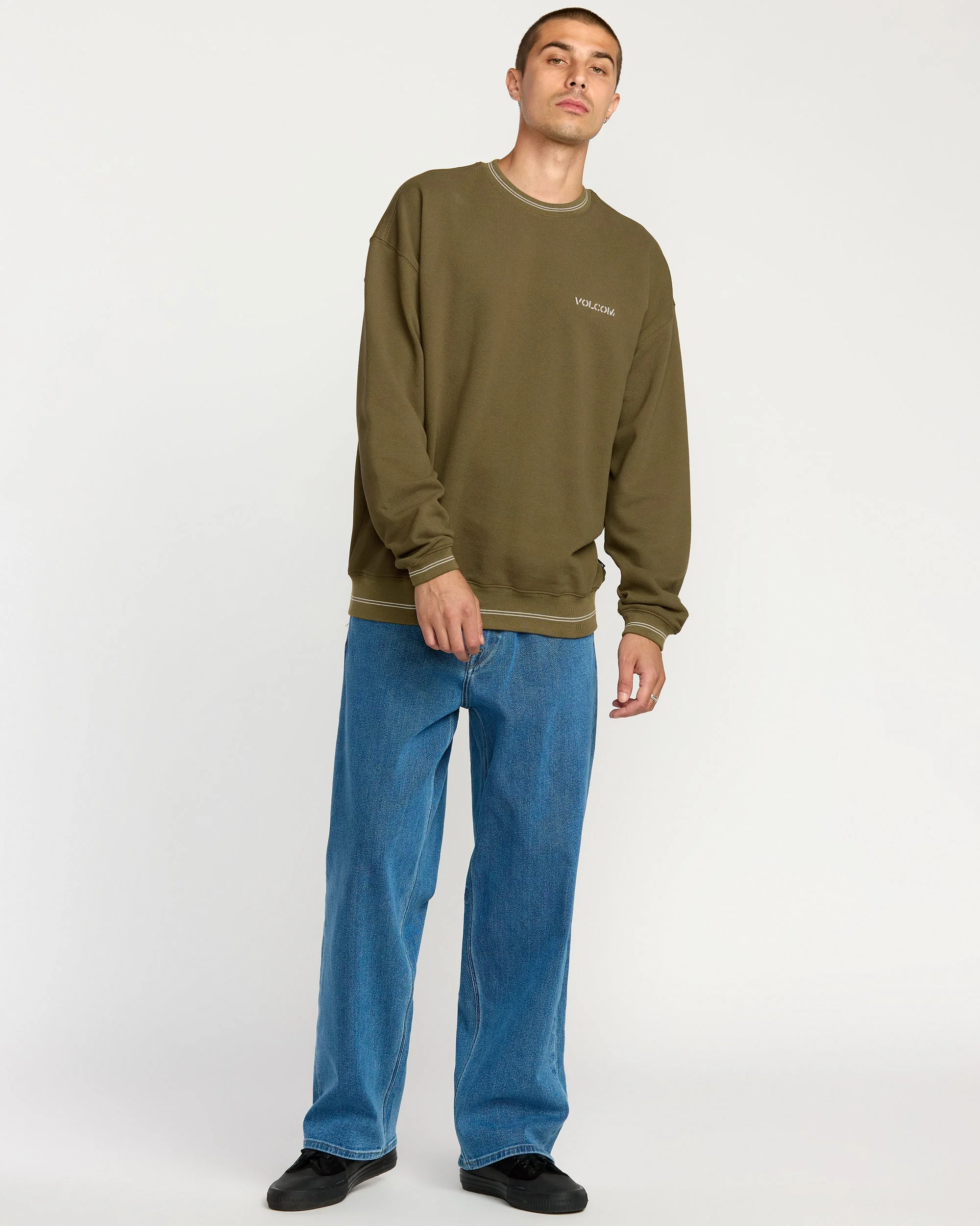 K Stone Sweatshirt - Sage Leaf - Image 6