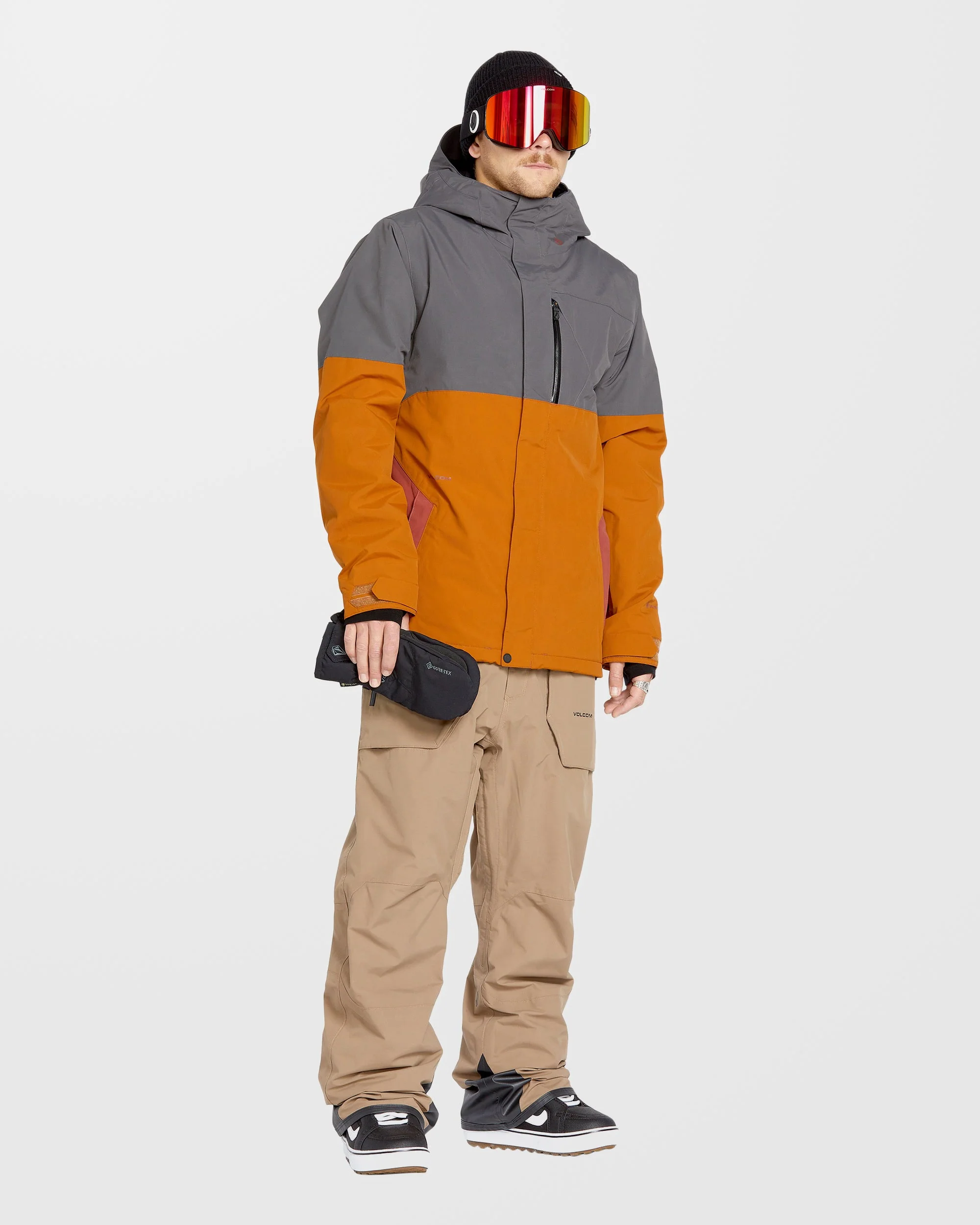 L Gore-Tex Jacke - Caramel - Image 3