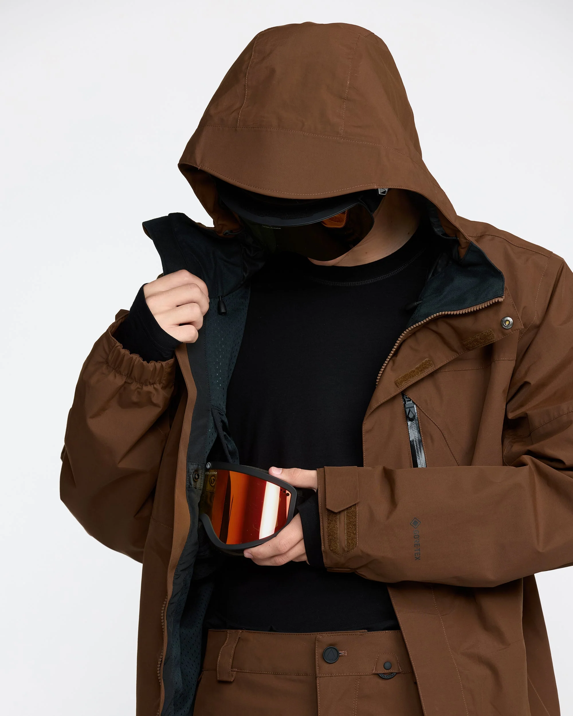 L Gore-Tex Jacke - Brown - Image 8