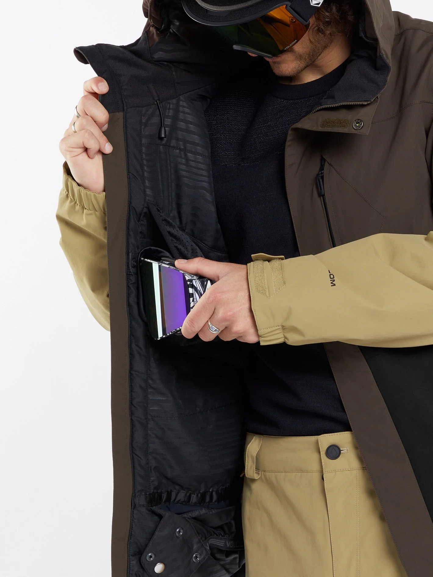 L Insulated Gore-Tex Jacke - BROWN - Image 6