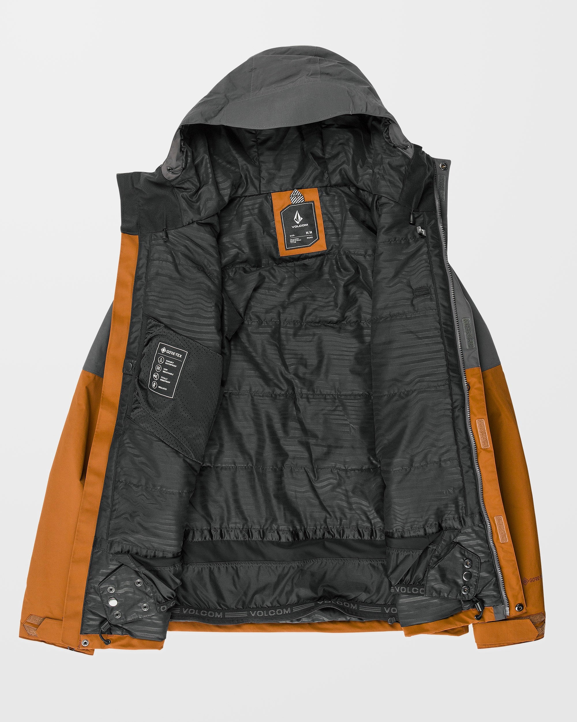 L Insulated Gore-Tex Jacke - Caramel - Image 3