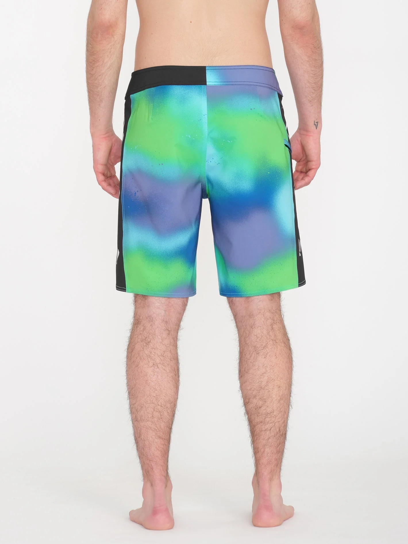 Lido Iconic Mod 19" Boardshort - ELECTRIC GREEN - Image 2