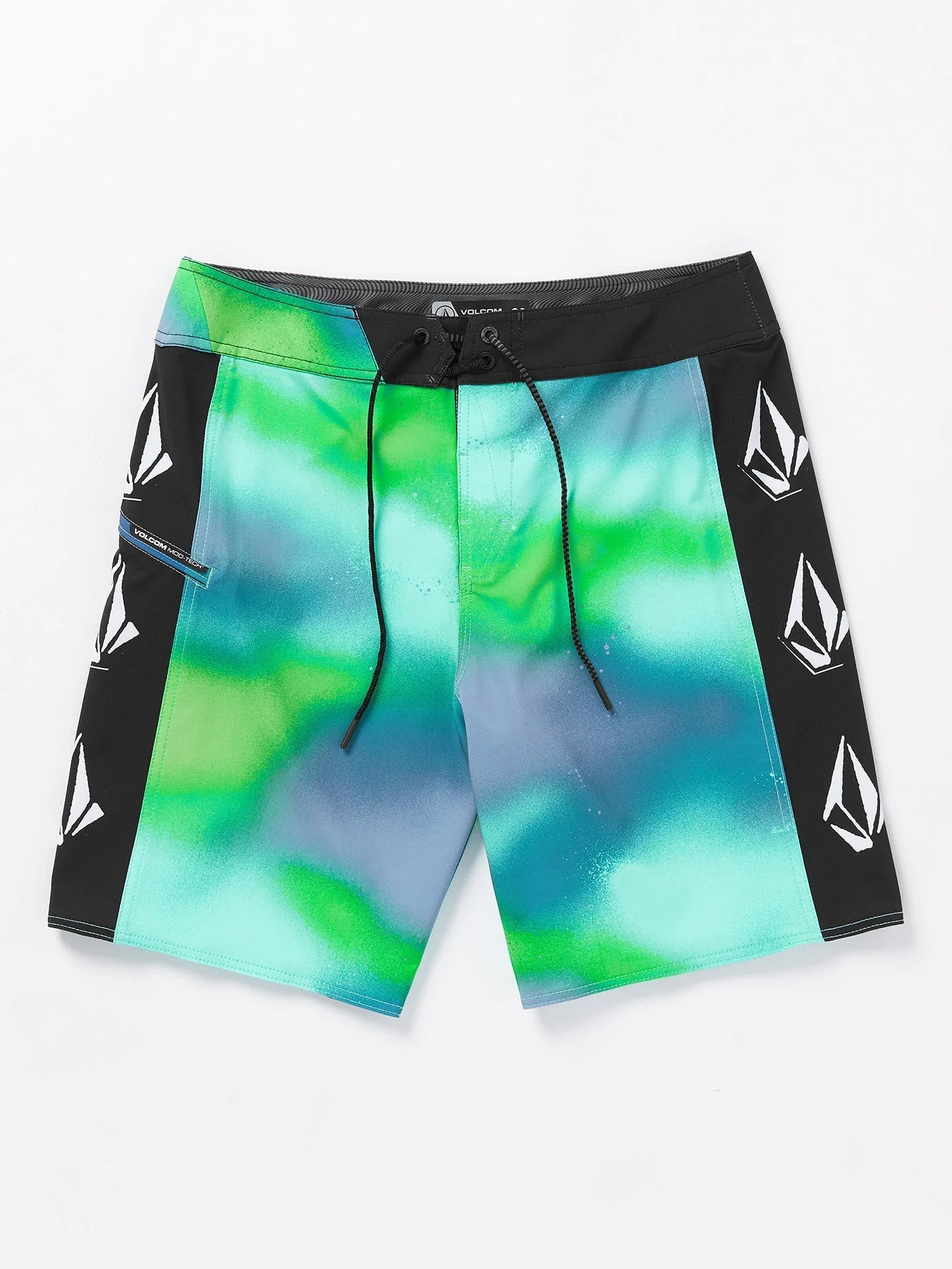 Lido Iconic Mod 19" Boardshort - ELECTRIC GREEN - Image 5