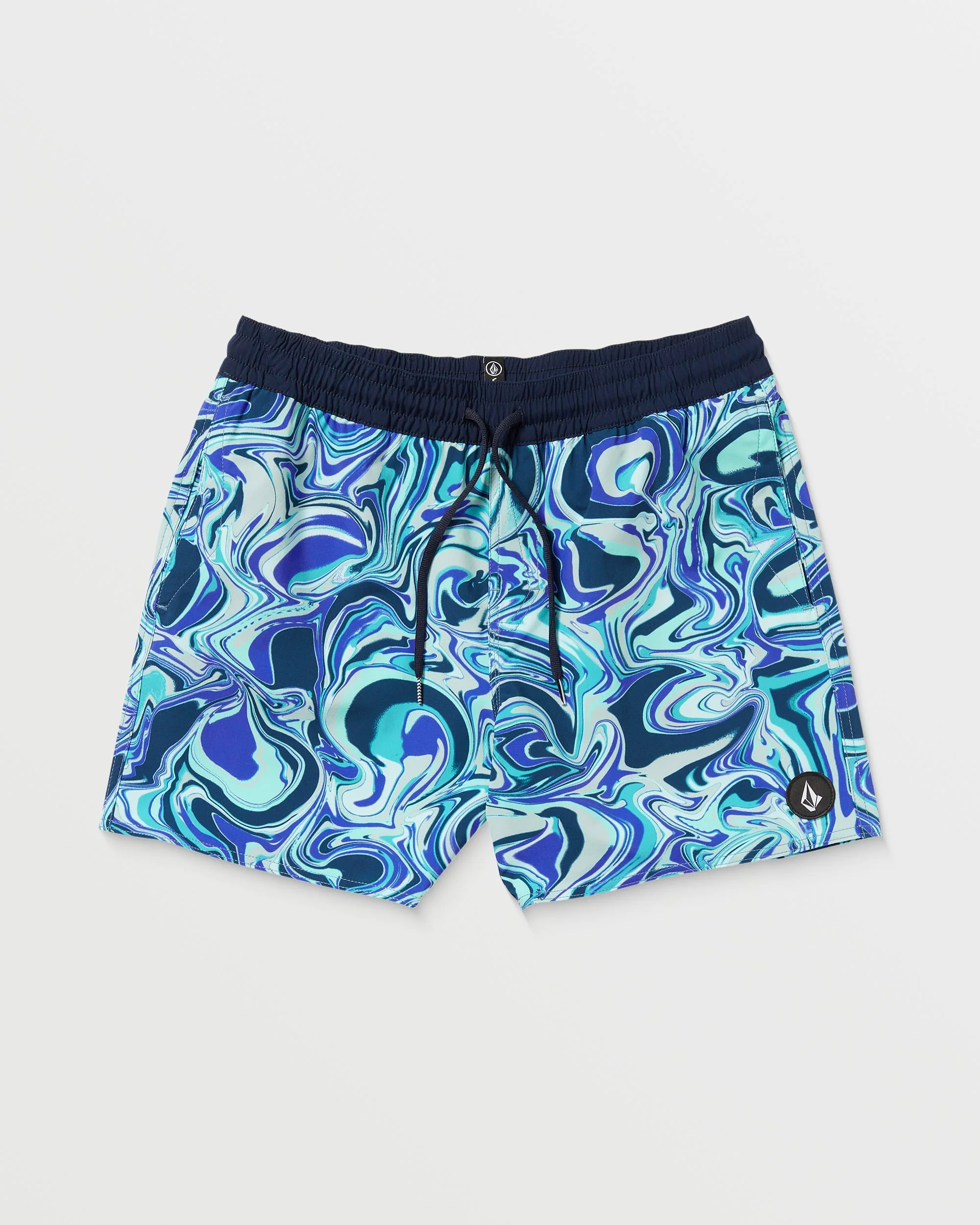 Lido Print Trunk 16" Boardshorts - NAVY - Image 7