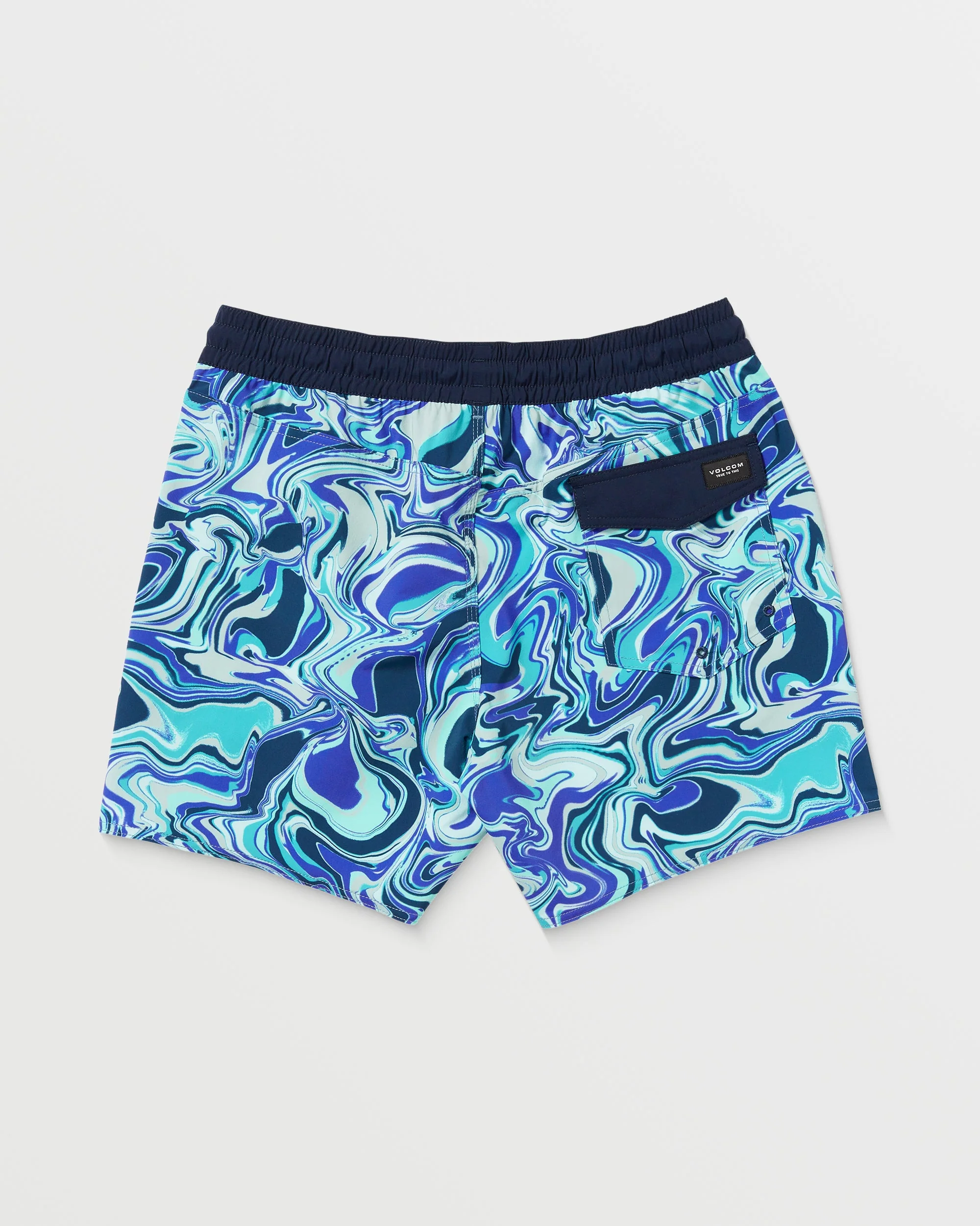 Lido Print Trunk 16" Boardshorts - NAVY - Image 8
