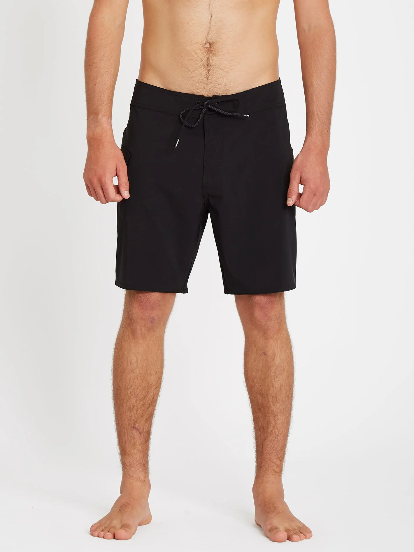 Lido Solid Mod 18" Badeshorts - BLACK