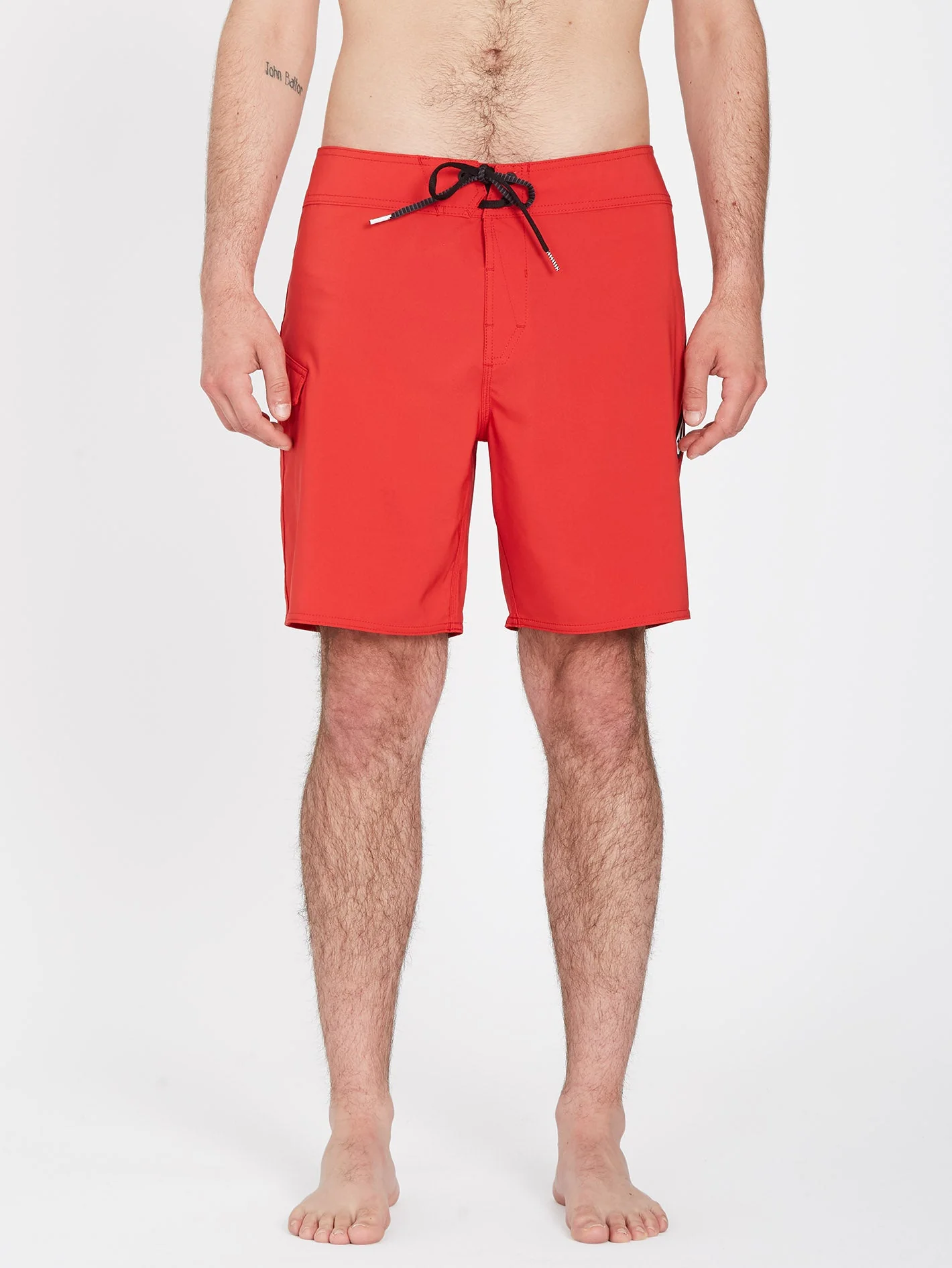 Lido Solid Mod 18" Badeshorts - RIBBON RED