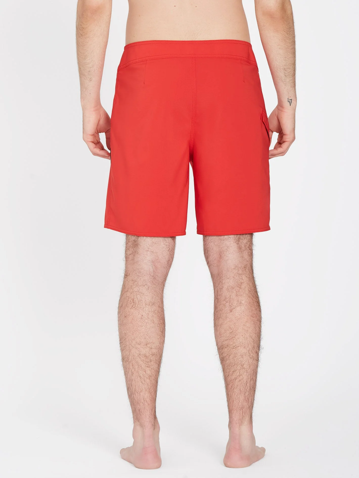 Lido Solid Mod 18" Badeshorts - RIBBON RED - Image 2