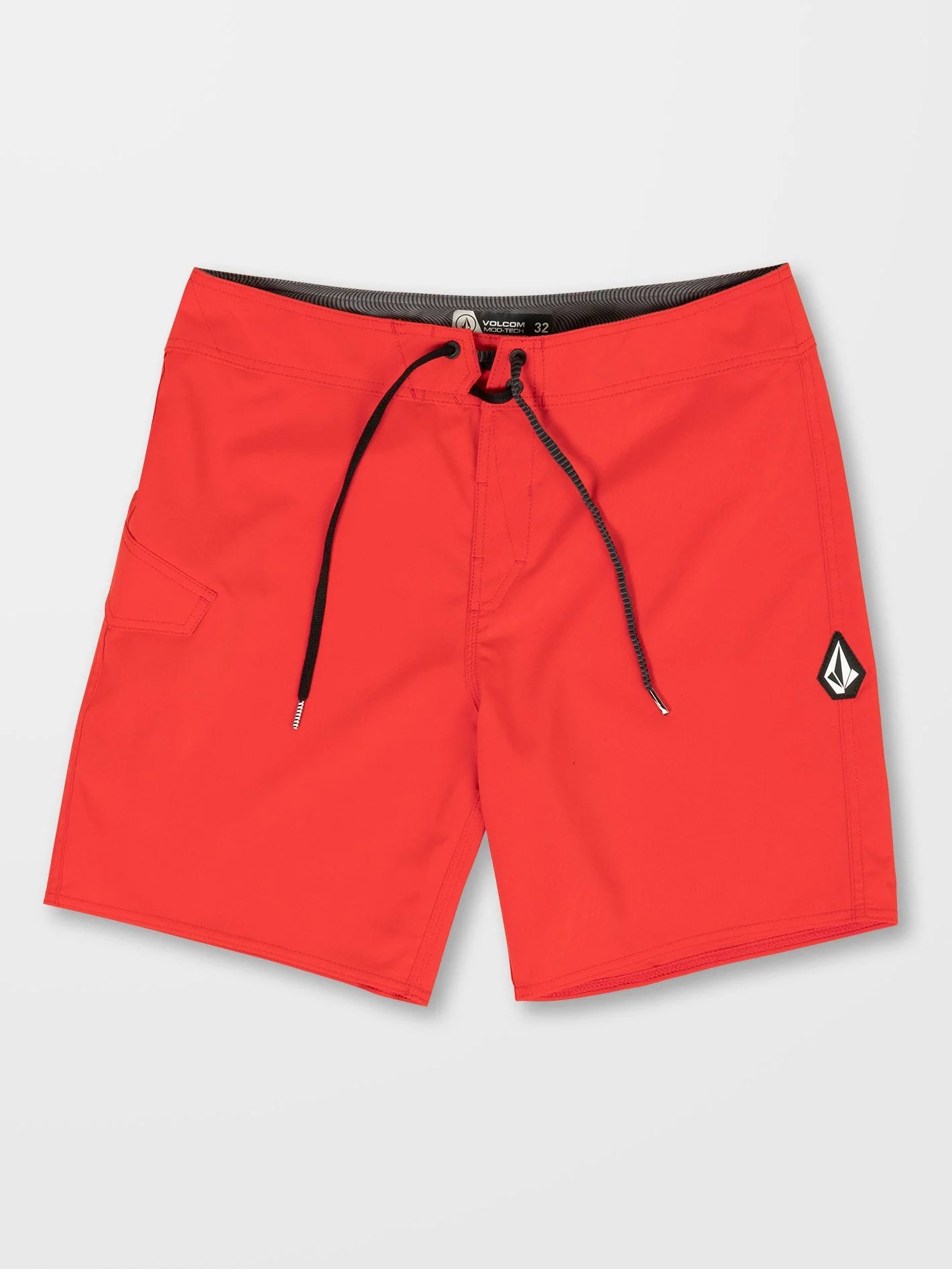 Lido Solid Mod 18" Badeshorts - RIBBON RED - Image 3