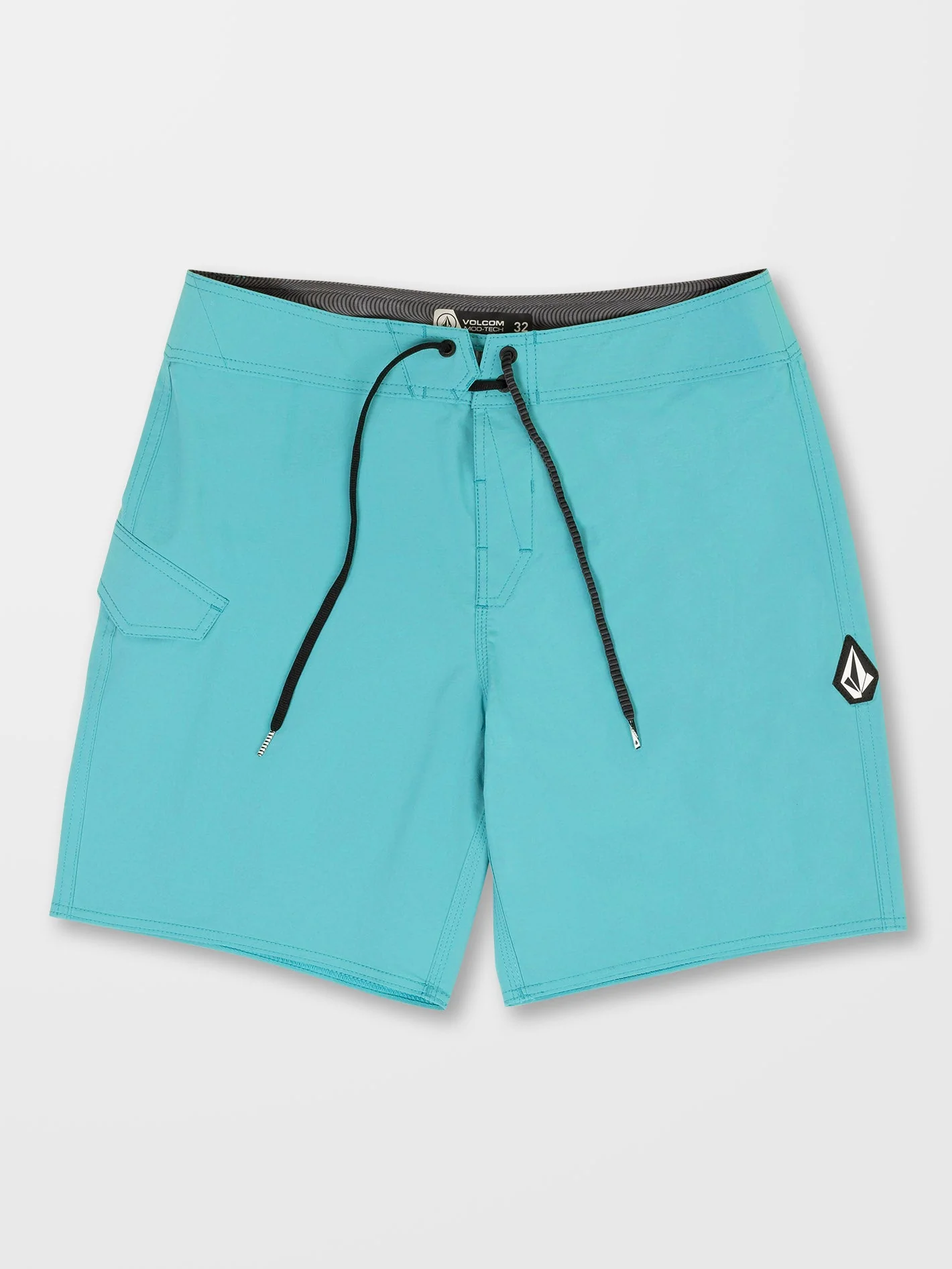 Lido Solid Mod 18" Badeshorts - TEMPLE TEAL - Image 3