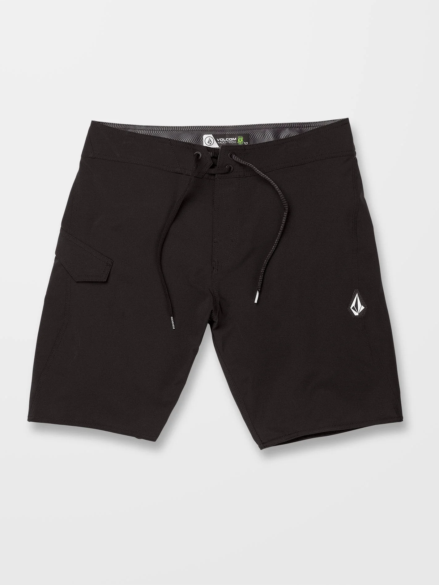 Lido Solid Mod 20" Badeshorts - BLACK - Image 3