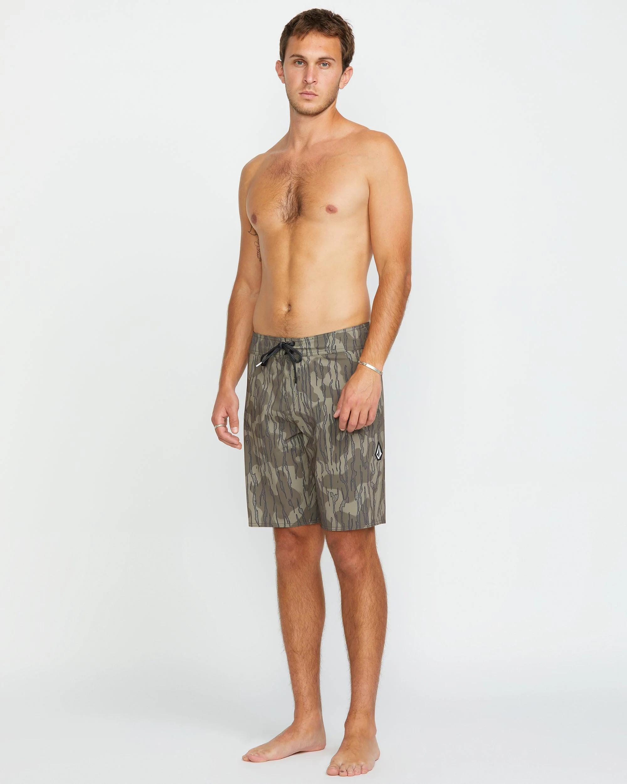 Lido Solid Mod 20" Boardshorts - BRINDLE - Image 5