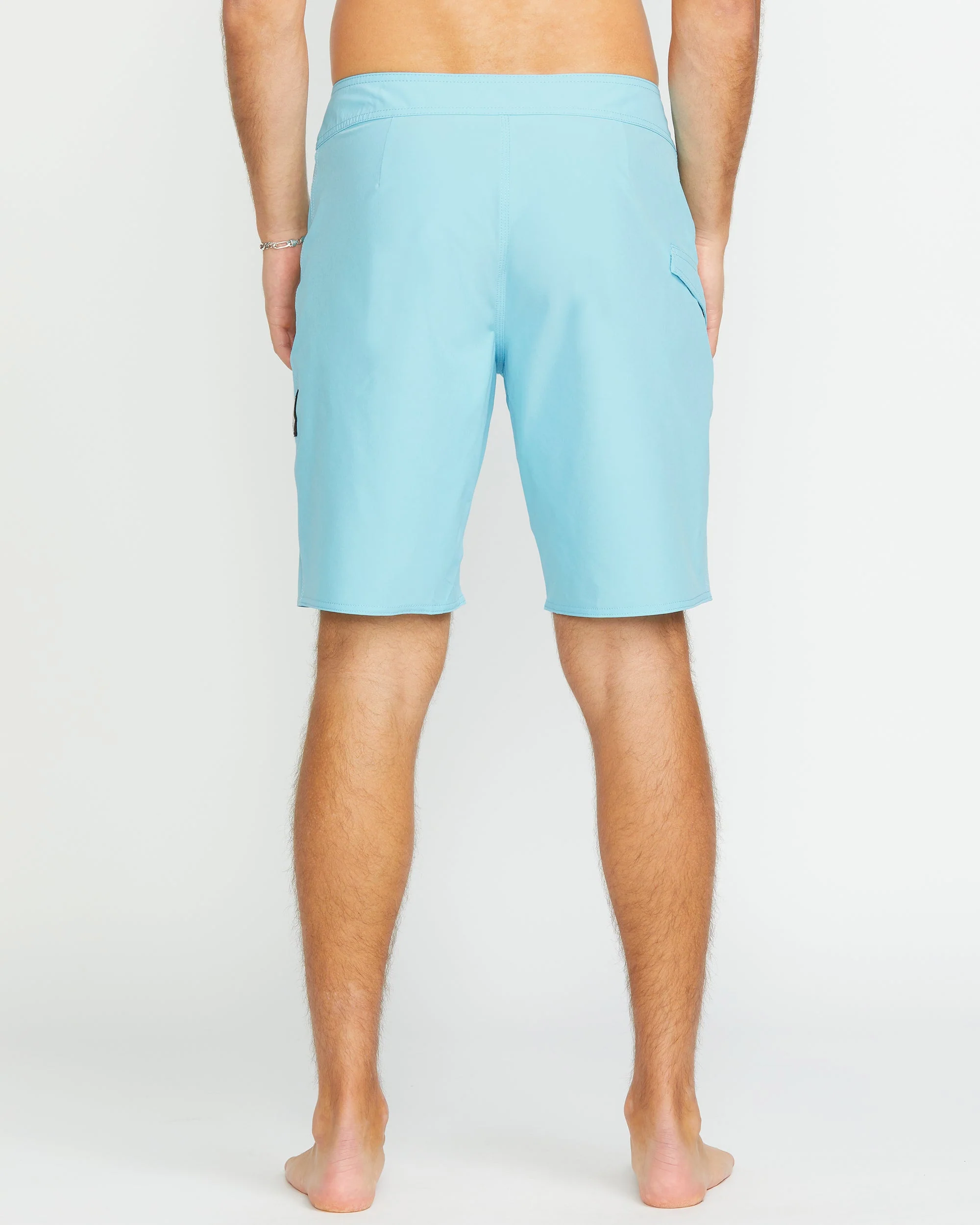 Lido Solid Mod 20" Boardshorts - RESIN BLUE - Image 2