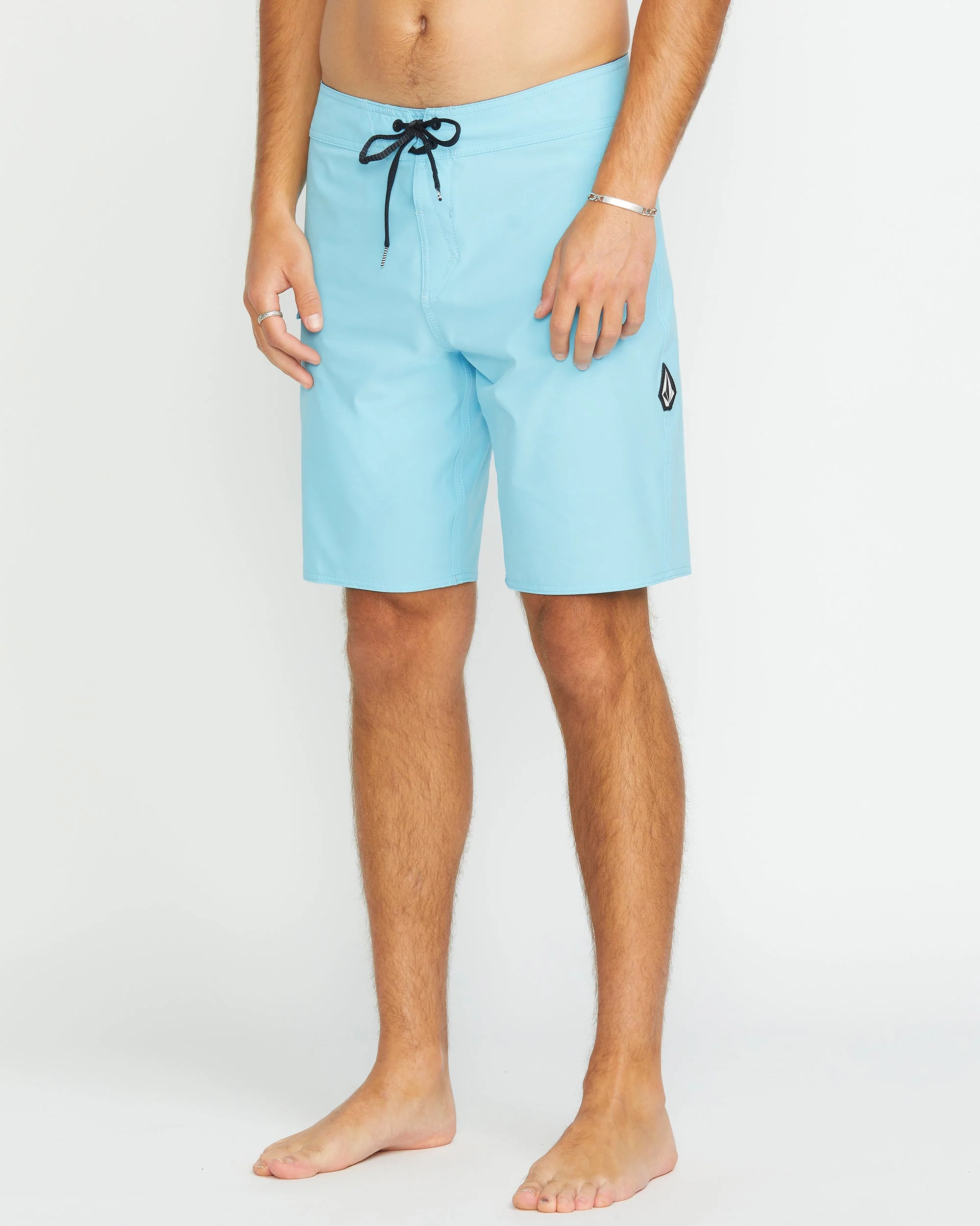 Lido Solid Mod 20" Boardshorts - RESIN BLUE - Image 4