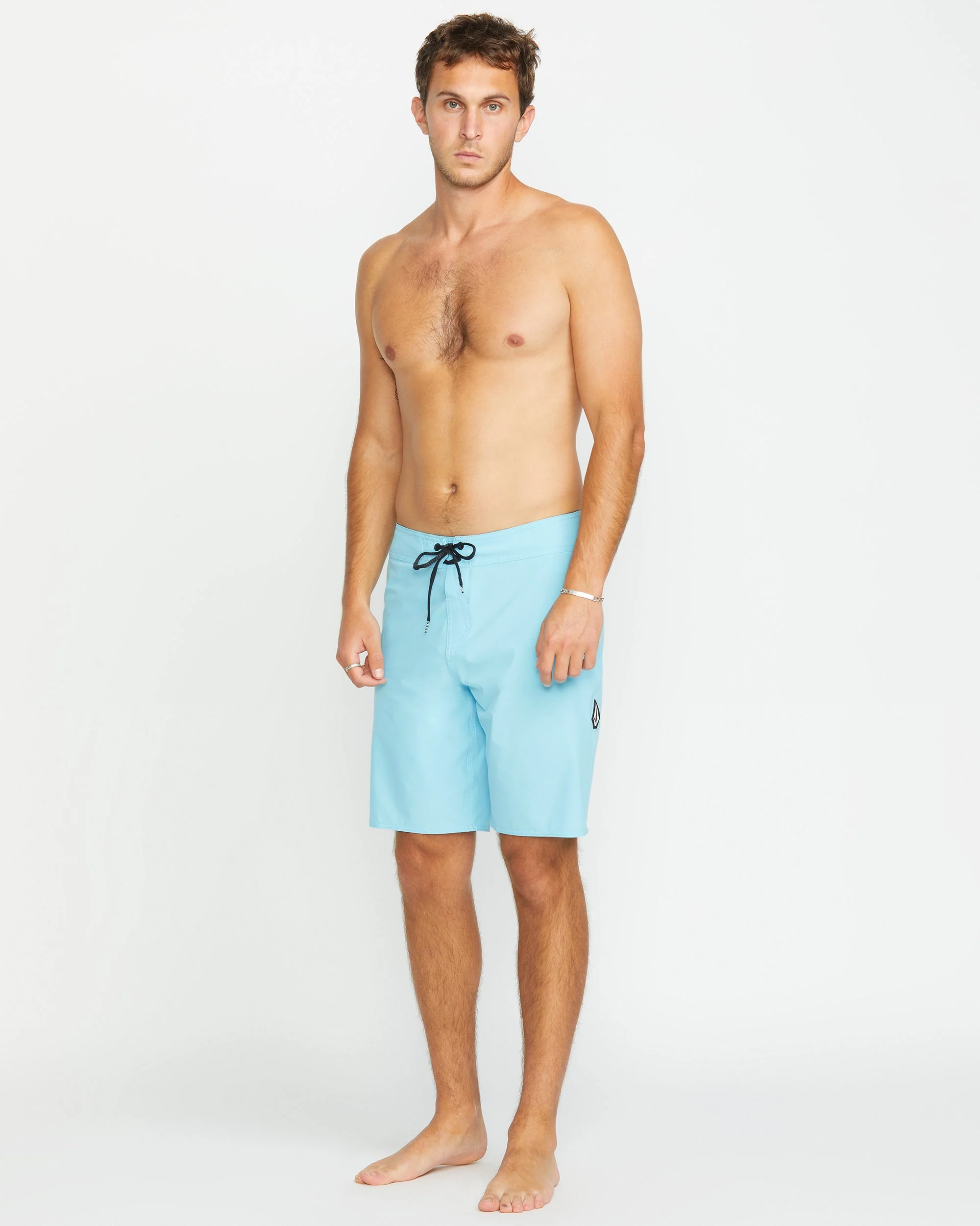 Lido Solid Mod 20" Boardshorts - RESIN BLUE - Image 6