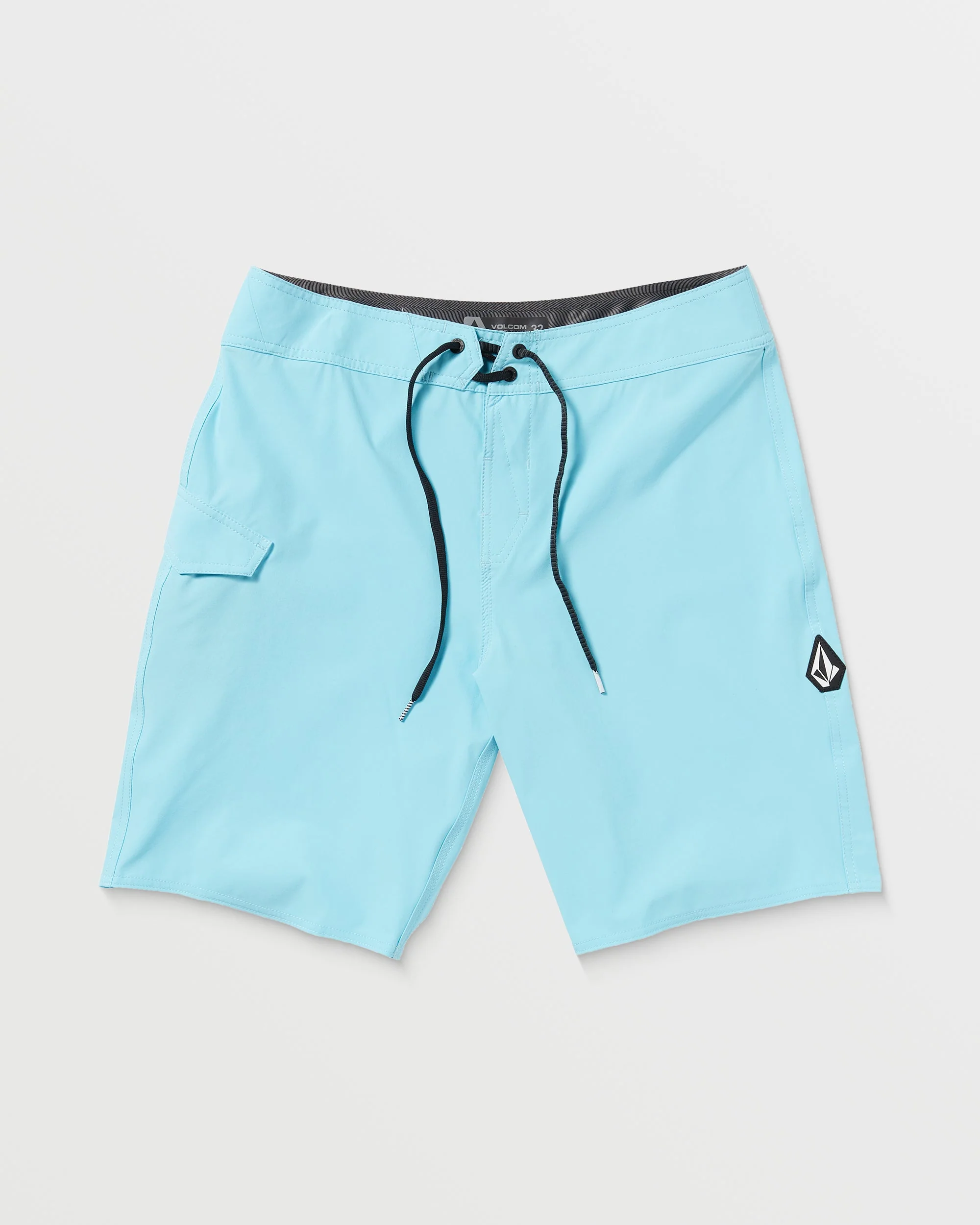 Lido Solid Mod 20" Boardshorts - RESIN BLUE - Image 7